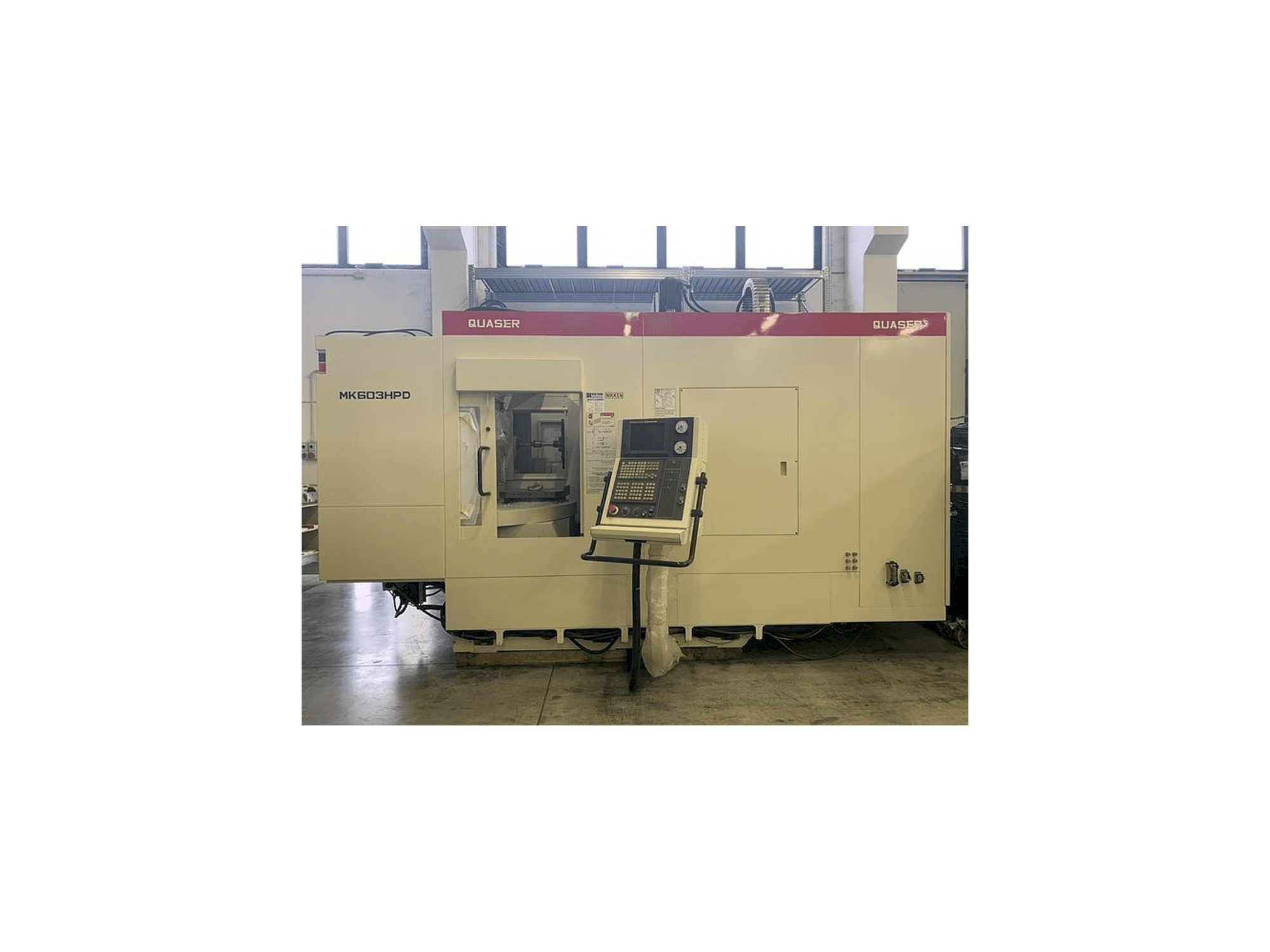 Quaser MK603HPD Mašinos vaizdas iš priekio