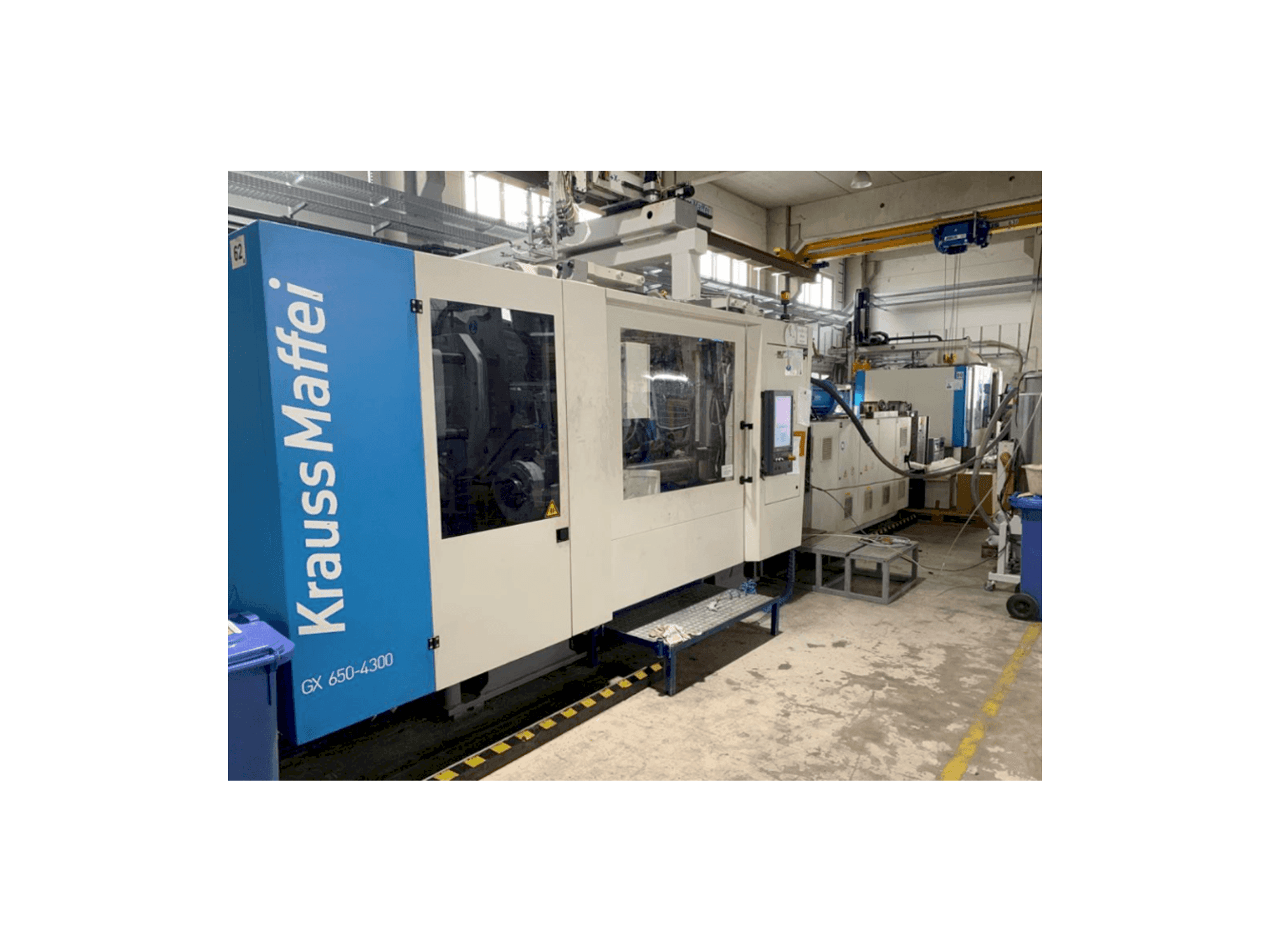 Krauss Maffei KM650-4300 GX Mašinos vaizdas iš priekio