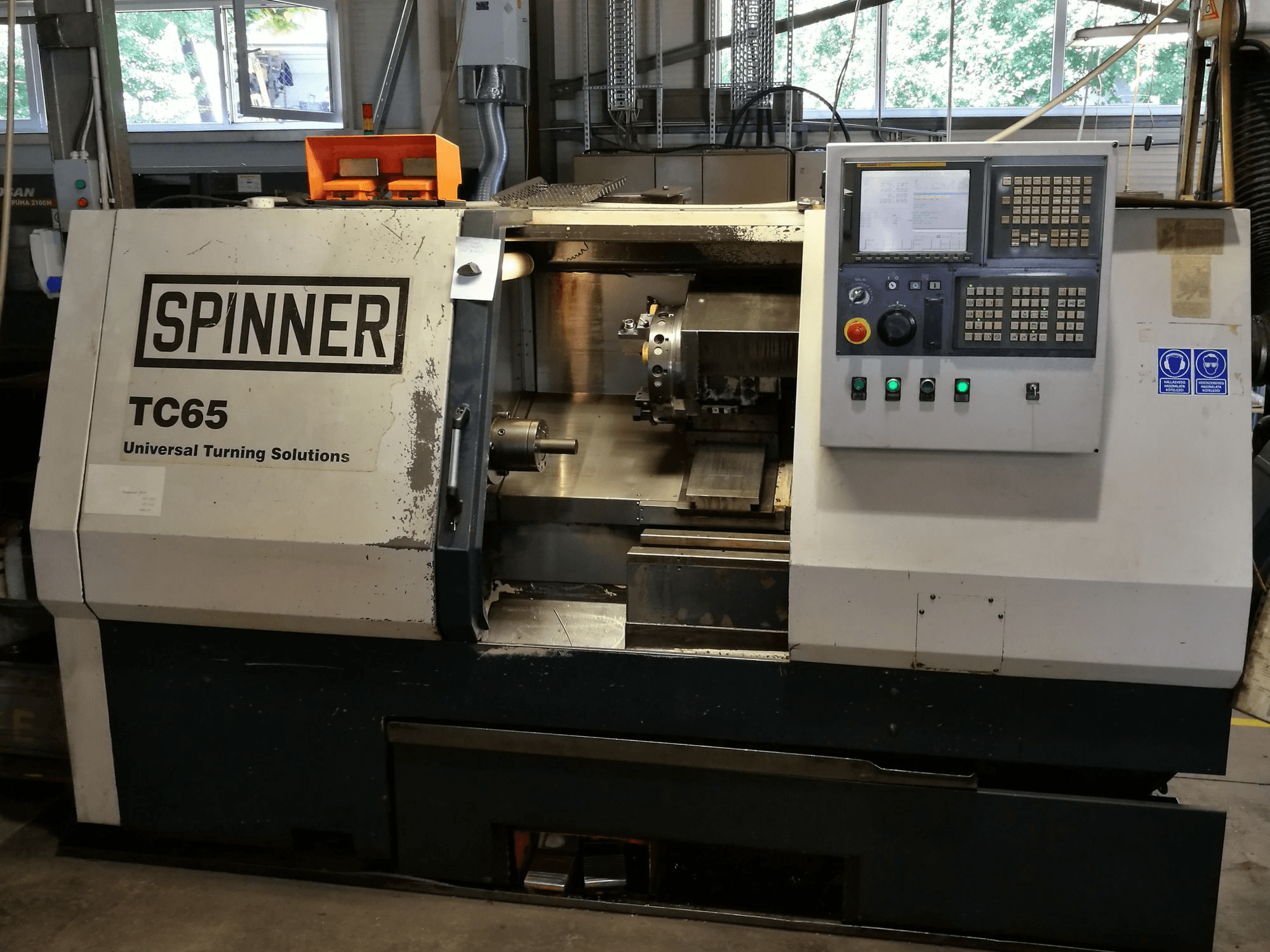 SPINNER TC 65 MC Mašinos vaizdas iš priekio