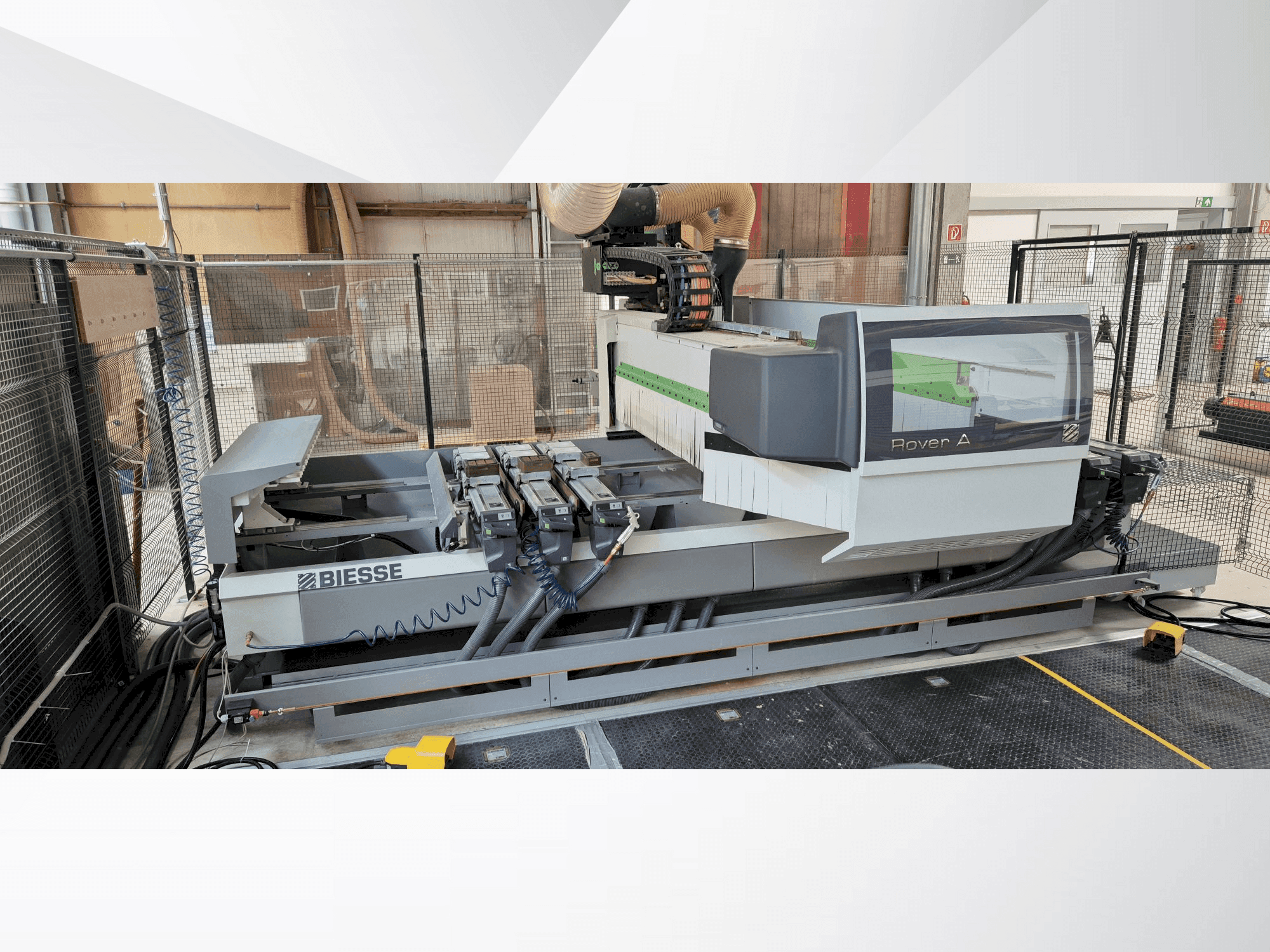 BIESSE Rover A ATS Mašinos vaizdas iš priekio