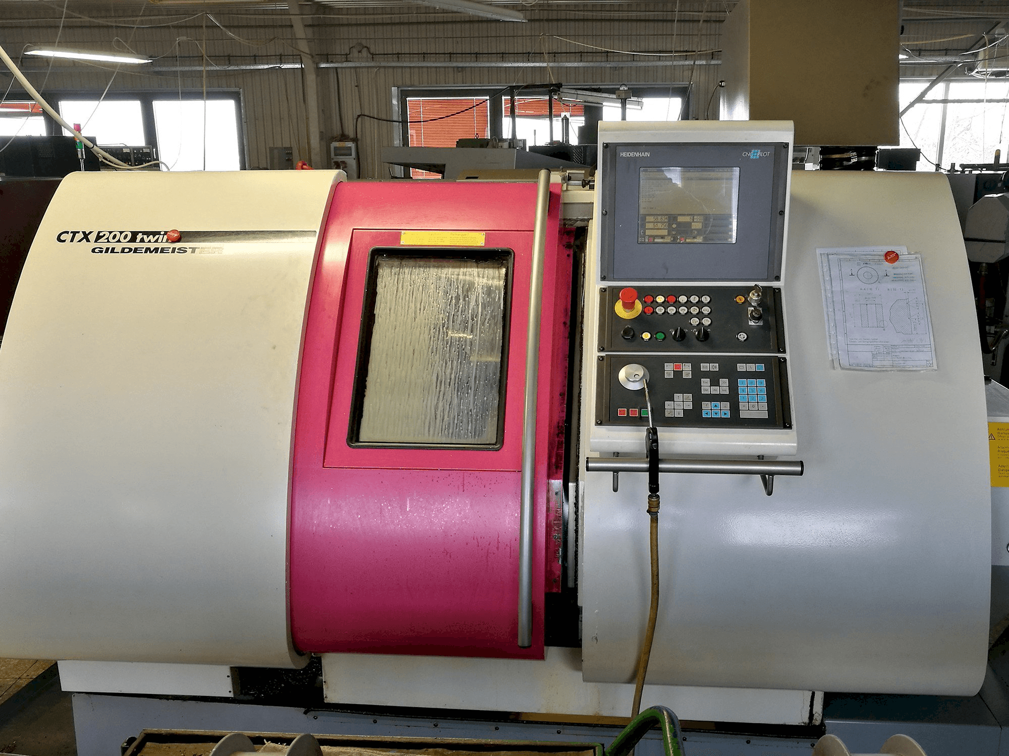 Gildemeister CTX 200 Twin Mašinos vaizdas iš priekio