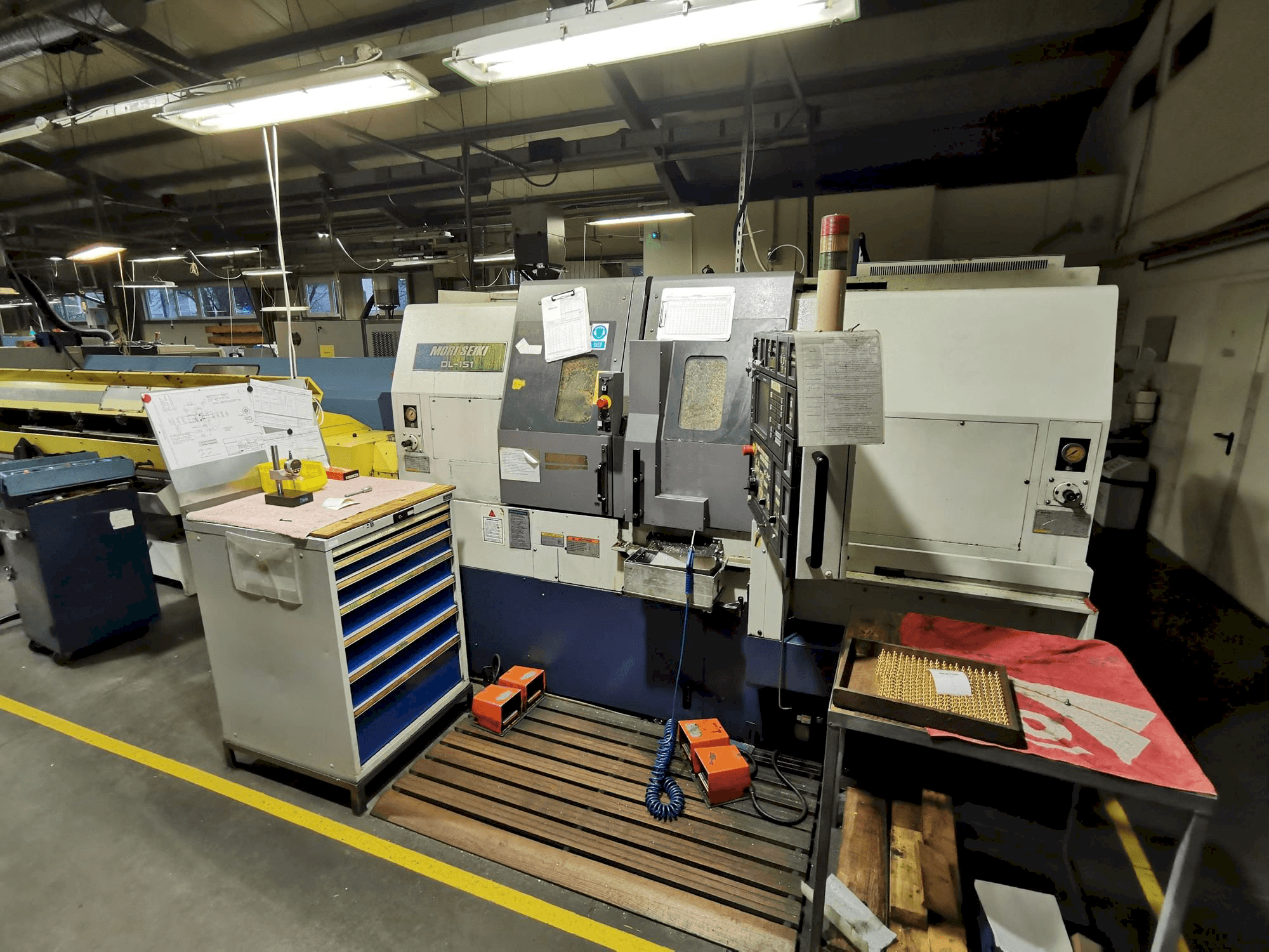 MORI SEIKI DL-151Y Mašinos vaizdas iš priekio