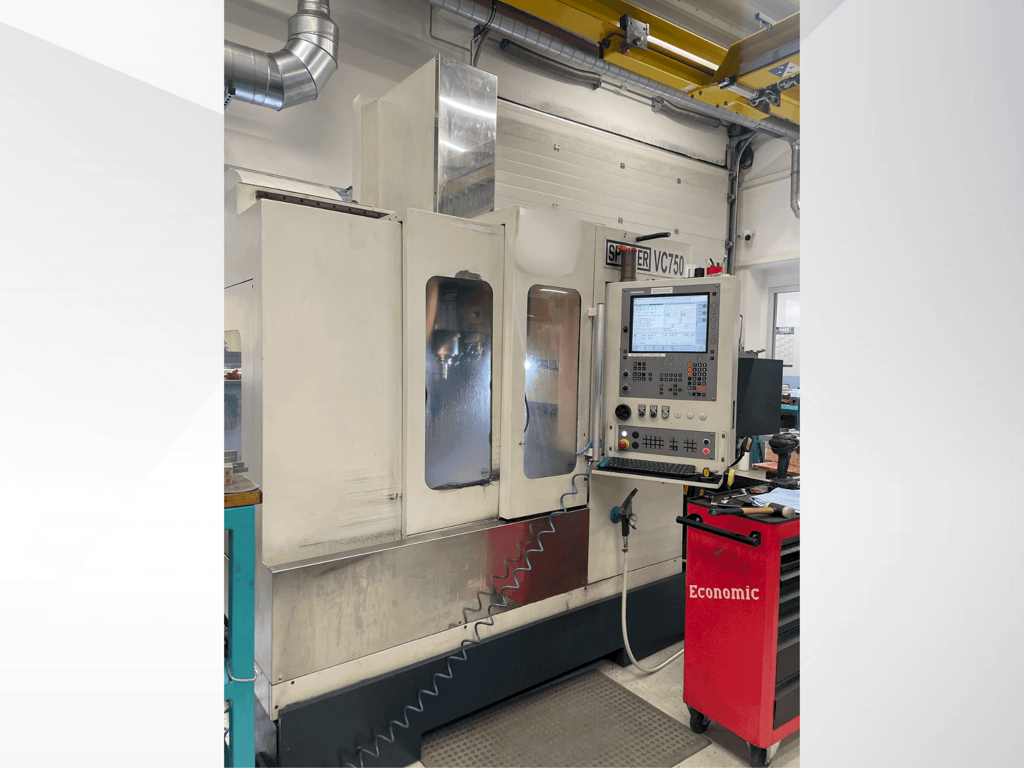 SPINNER VC 750 Mašinos vaizdas iš priekio