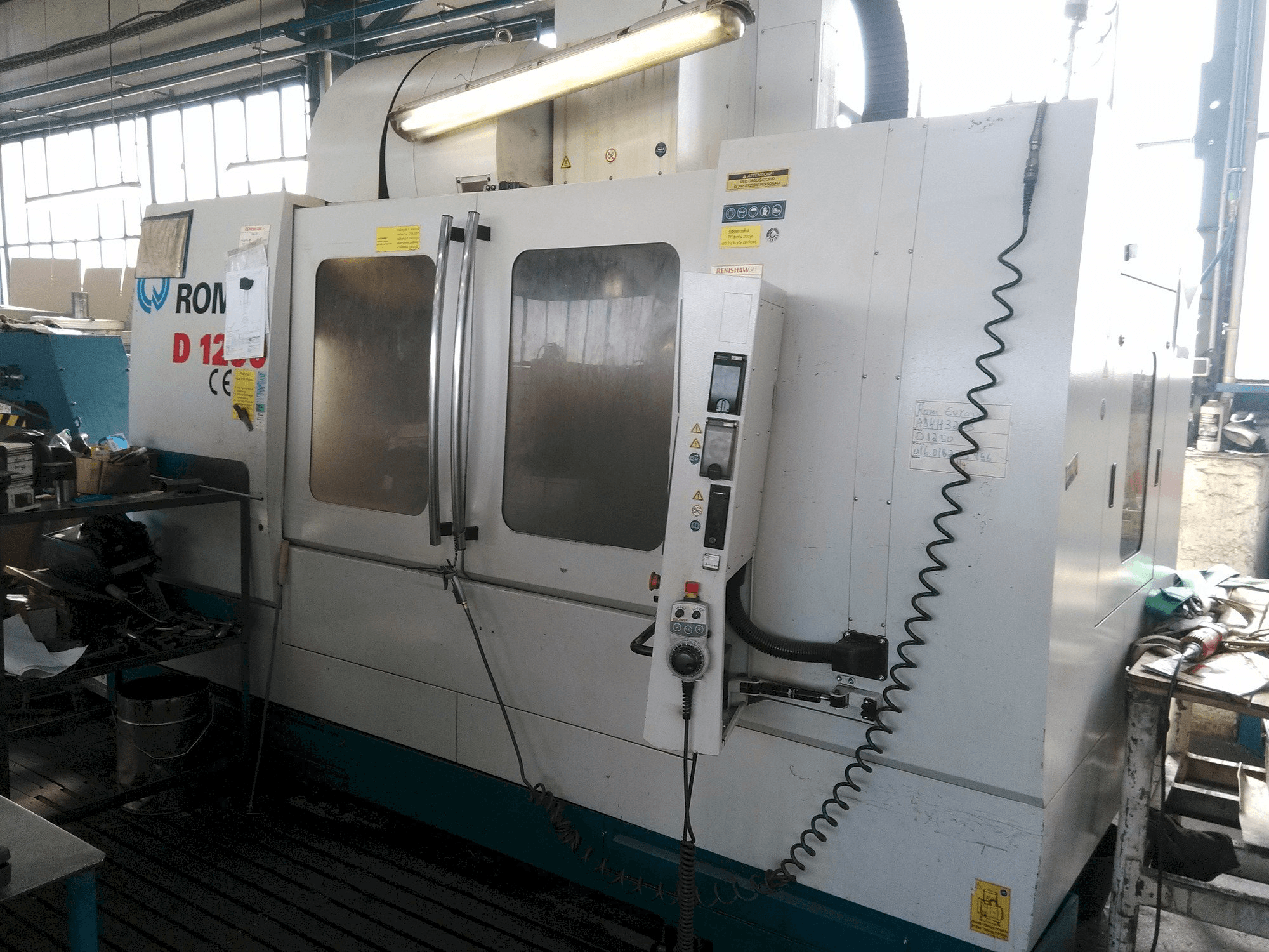 Romi D 1250 Mašinos vaizdas iš priekio