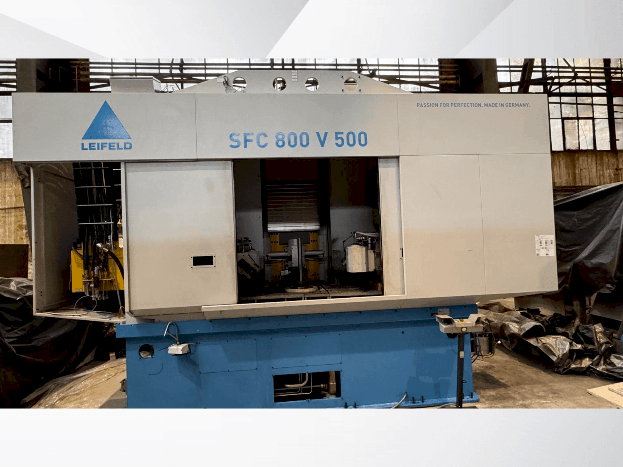 LEIFELD SFC 800 V 500 Mašinos vaizdas iš priekio