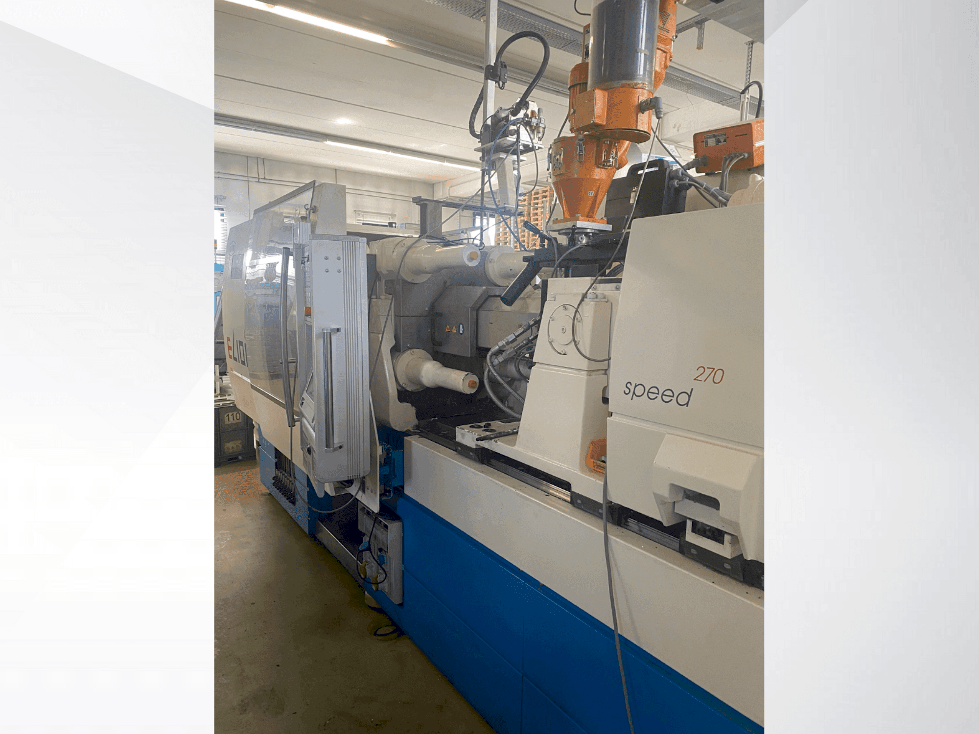 Netstal ELION 800-270 S Mašinos vaizdas iš priekio