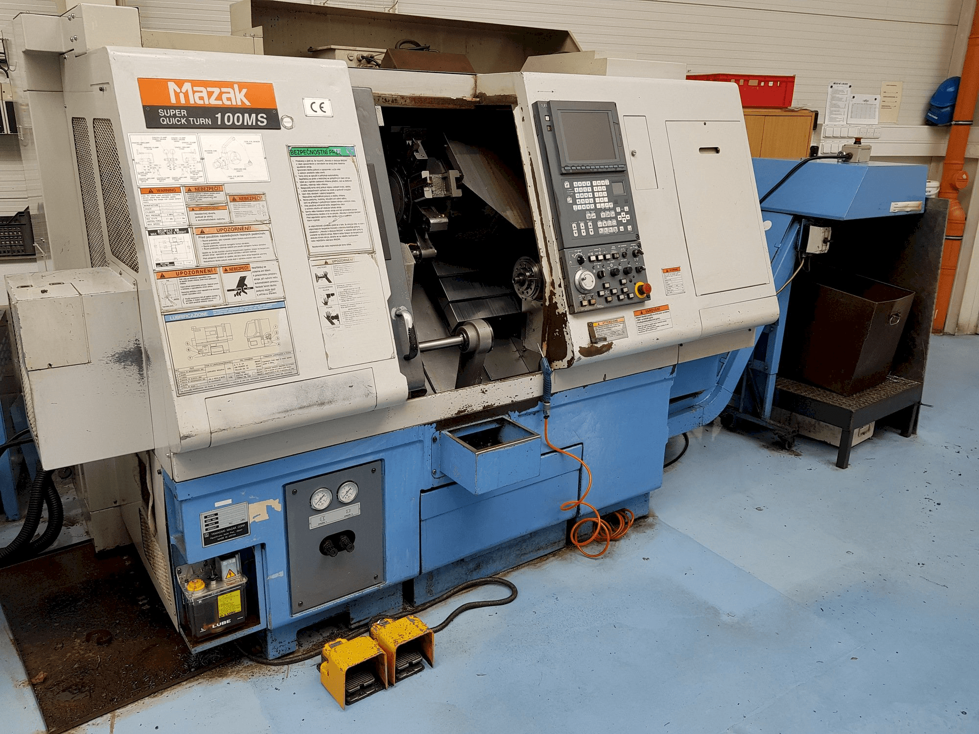 Mazak STN-100MS Mašinos vaizdas iš priekio