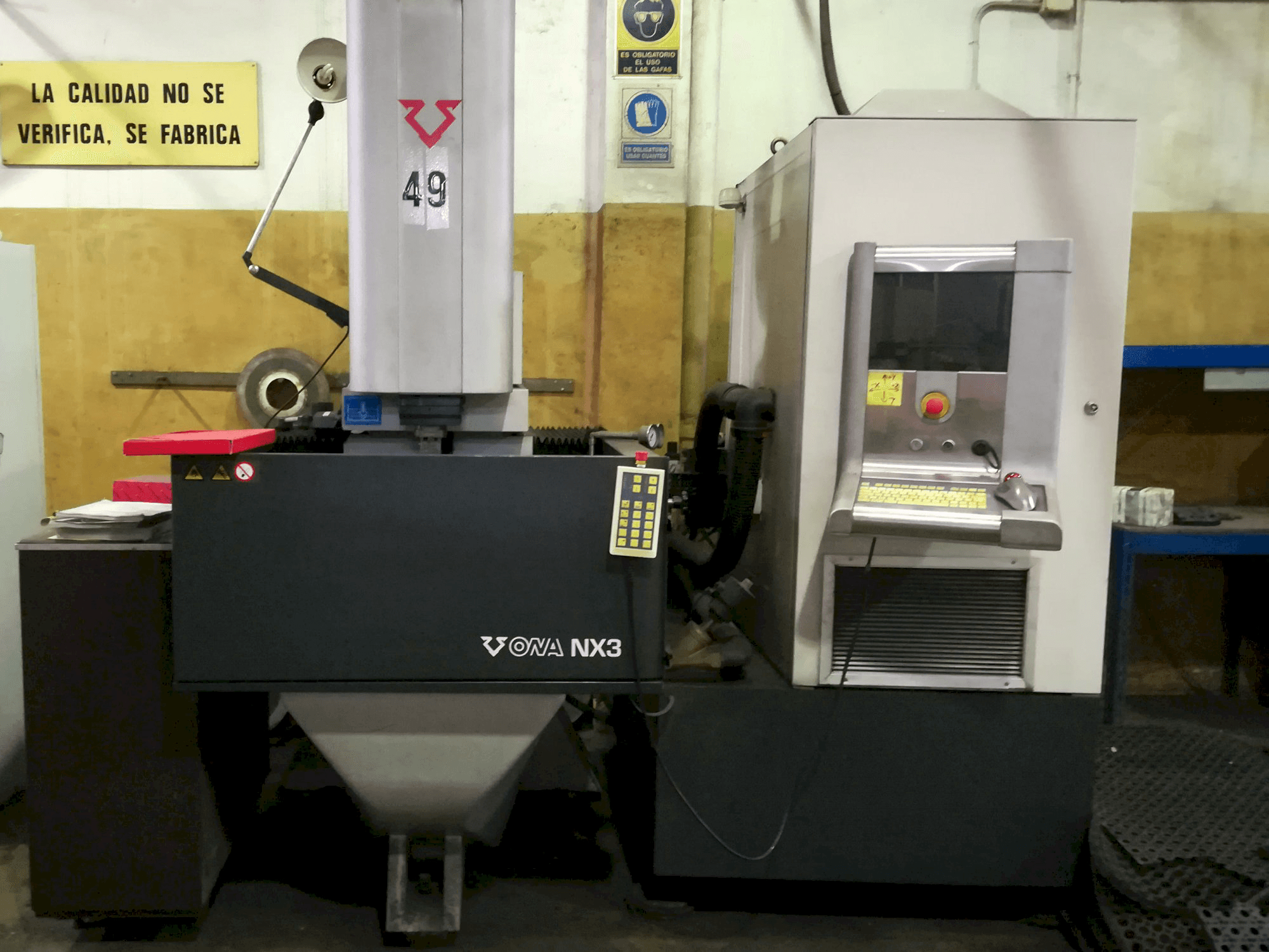 ONA NX3 Mašinos vaizdas iš priekio