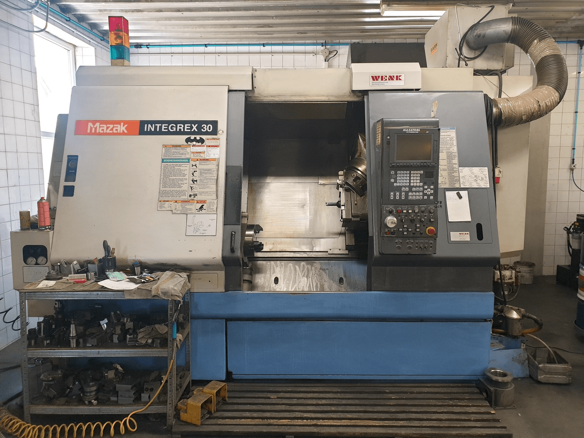 Mazak Integrex 30 Mašinos vaizdas iš priekio