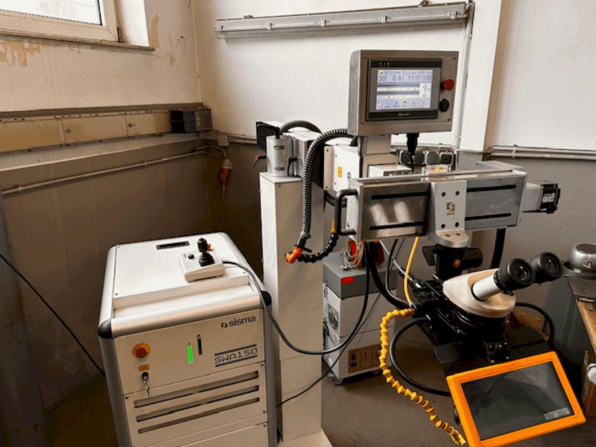 Sisma SWA 150 Mašinos vaizdas iš priekio