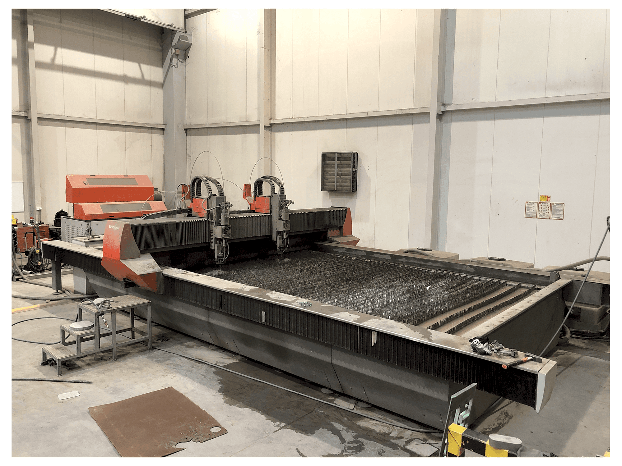 Bystronic ByJet Flex 6030 Mašinos vaizdas iš priekio