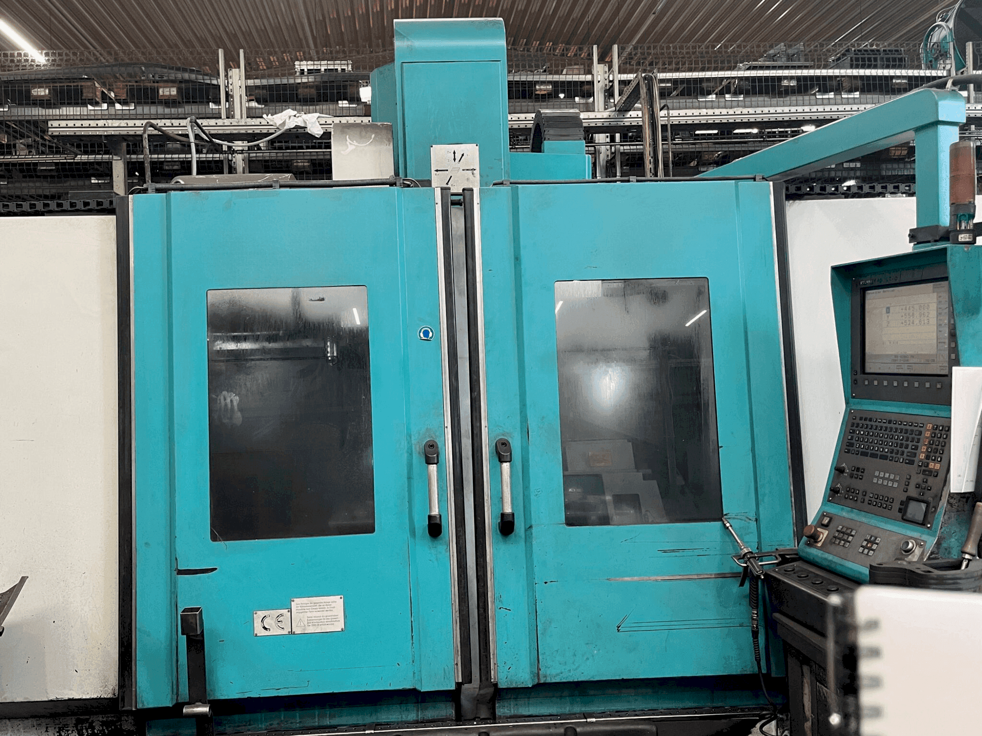 RECKERMANN RBZ-1520 Mašinos vaizdas iš priekio