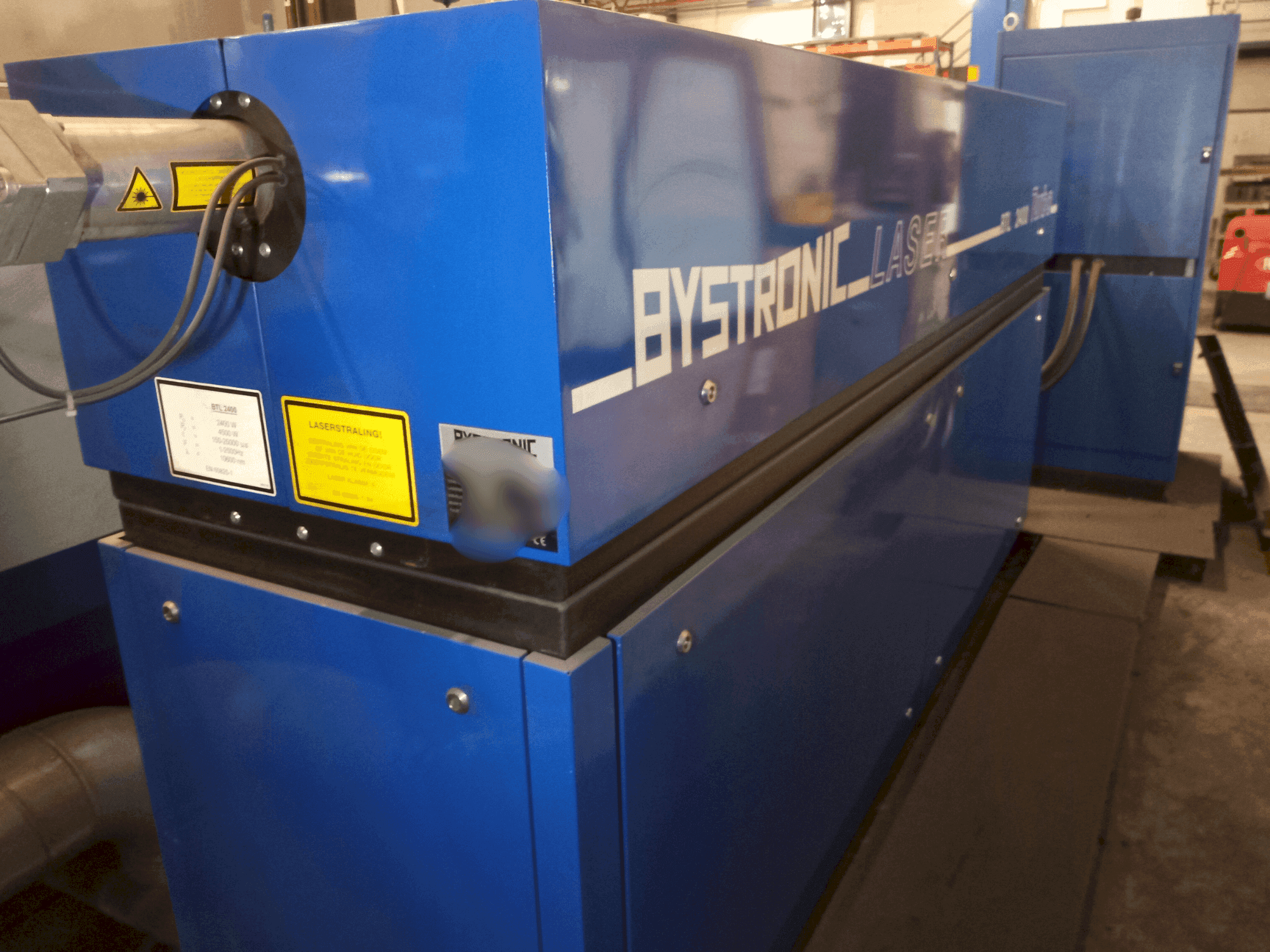 Bystronic BySprint 2512 Mašinos vaizdas iš priekio