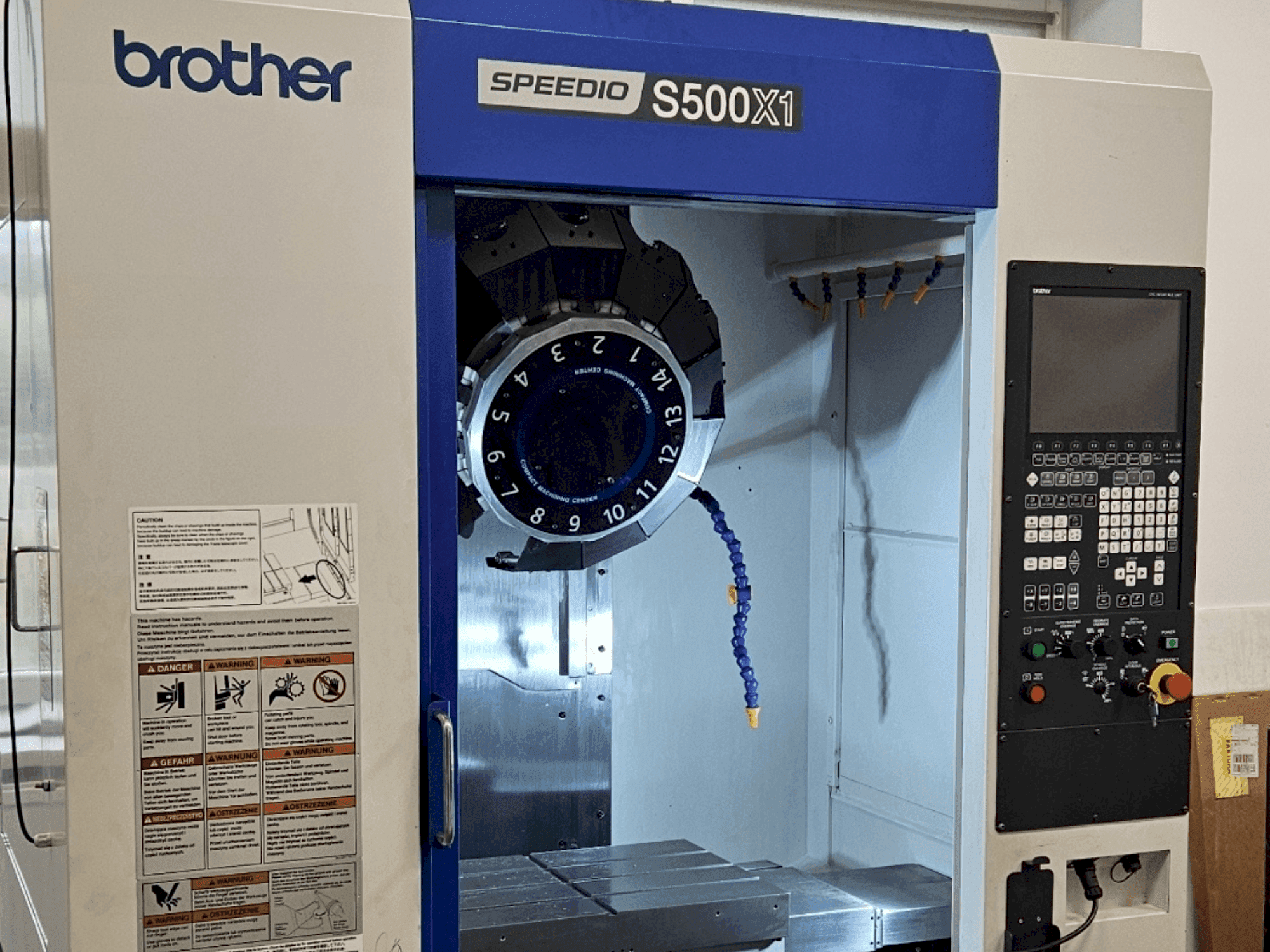Brother Speedio S500X1 Mašinos vaizdas iš priekio