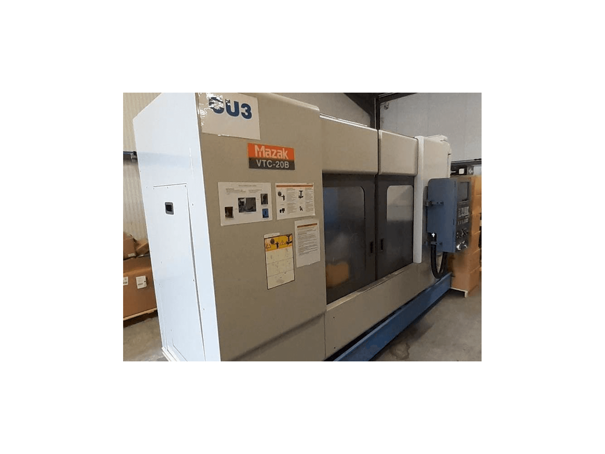 Mazak VTC 20B Mašinos vaizdas iš priekio