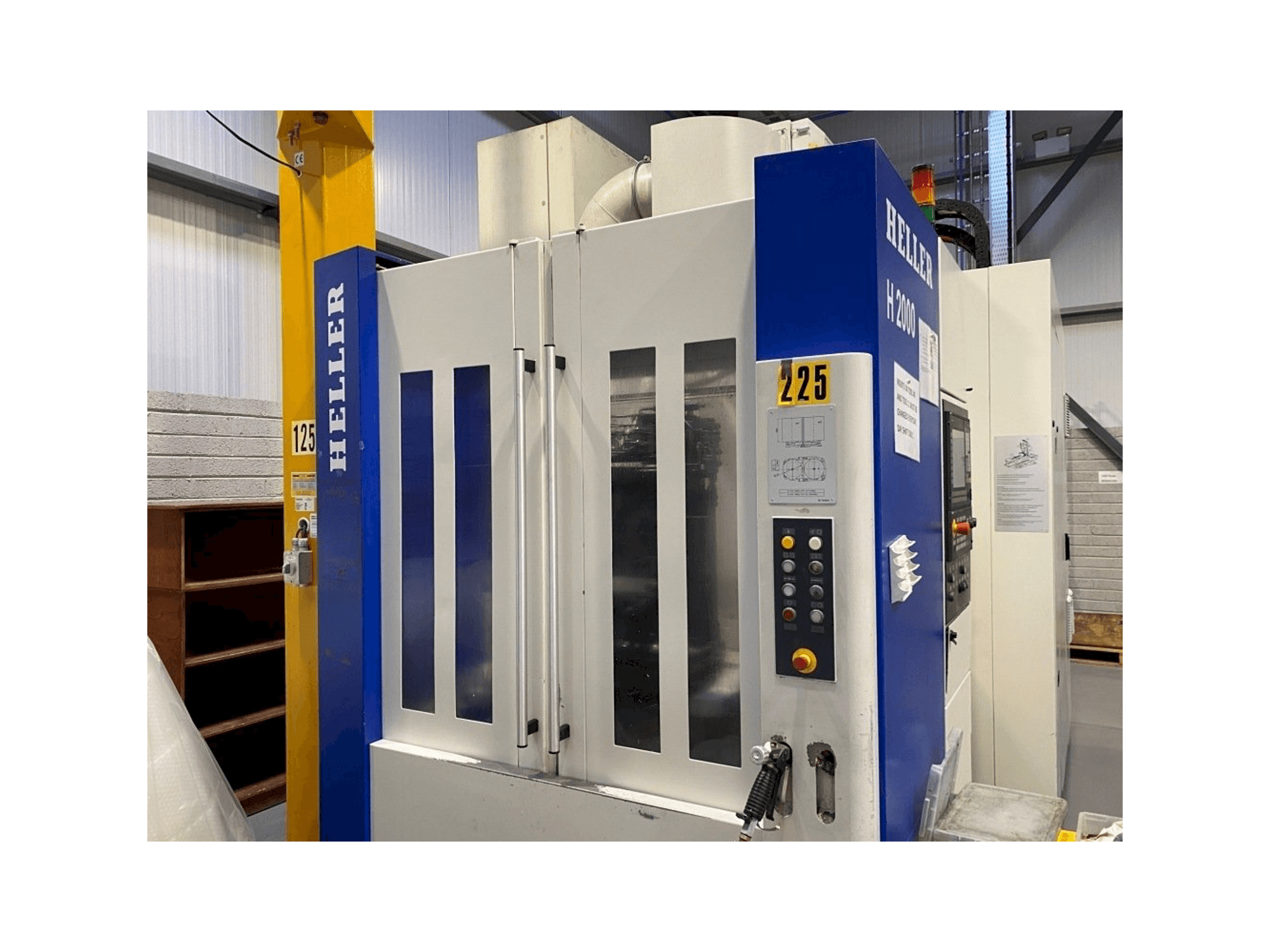 HELLER H 2000 Mašinos vaizdas iš priekio