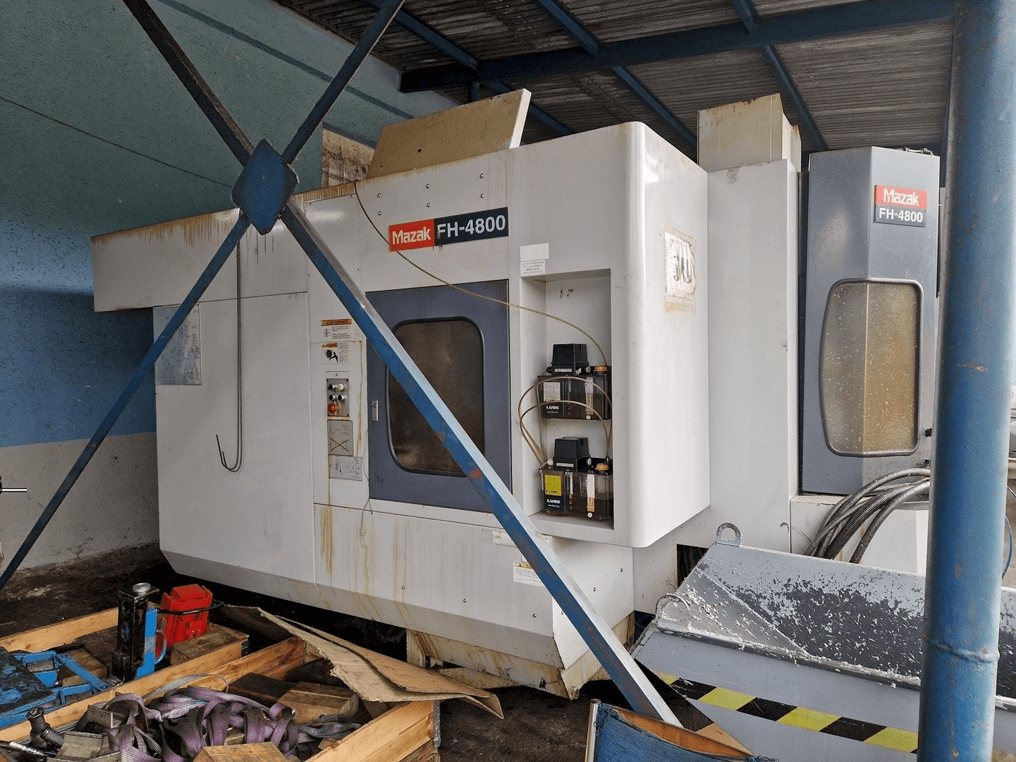 Mazak Mašinos vaizdas iš priekio