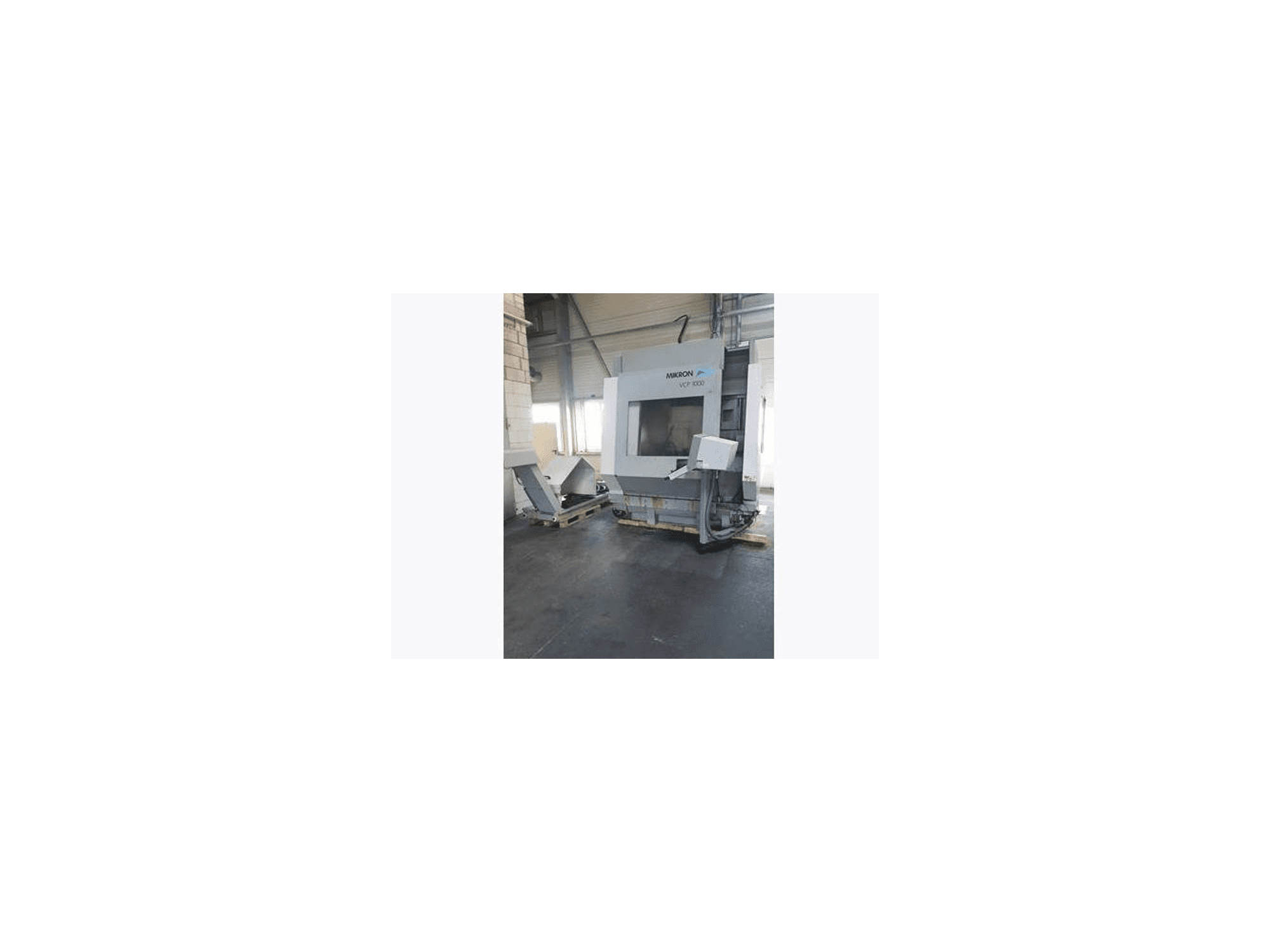 MIKRON VCP 1000 Mašinos vaizdas iš priekio