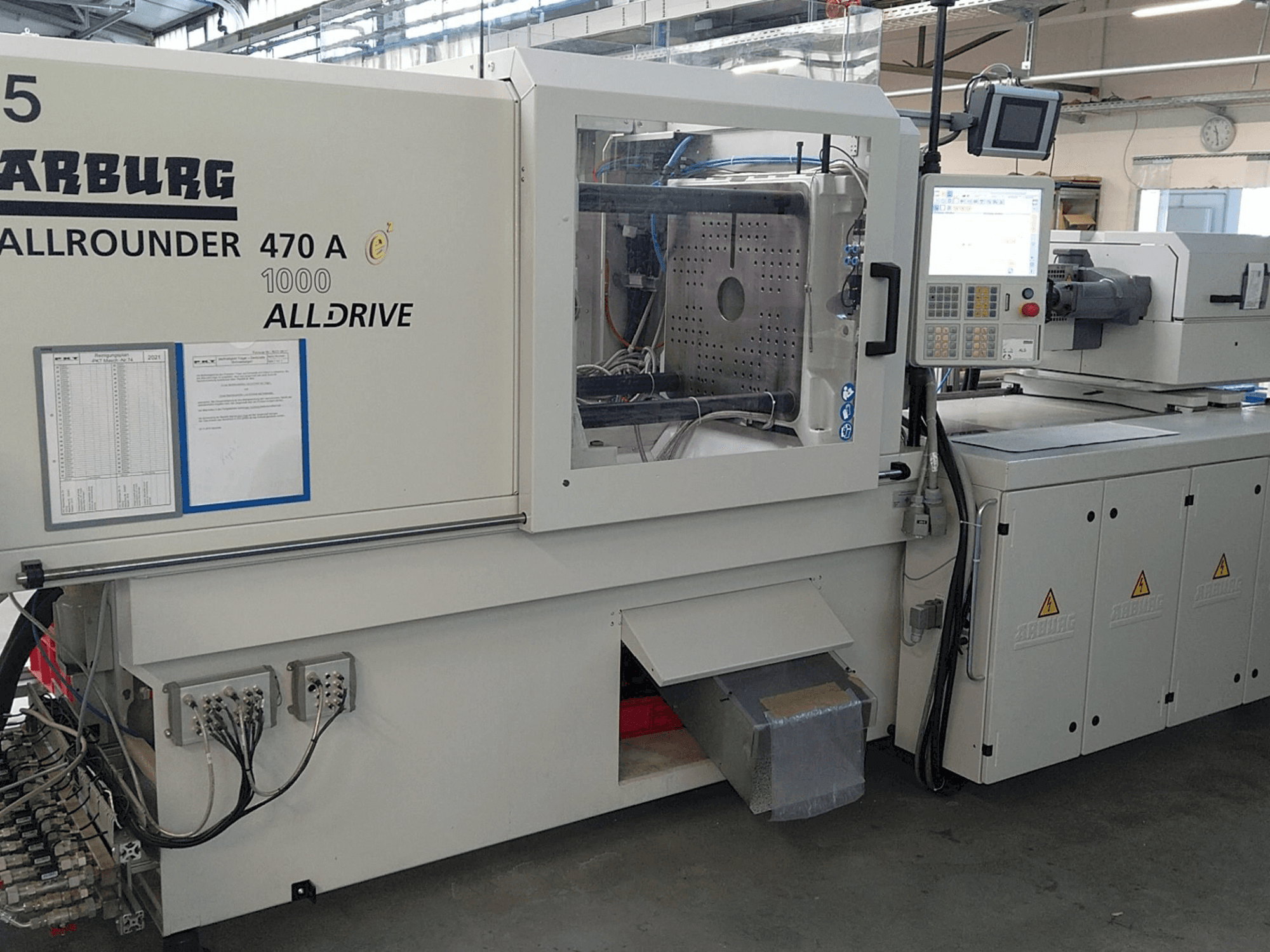 Arburg Allrounder 470 A 1000-400 Mašinos vaizdas iš priekio