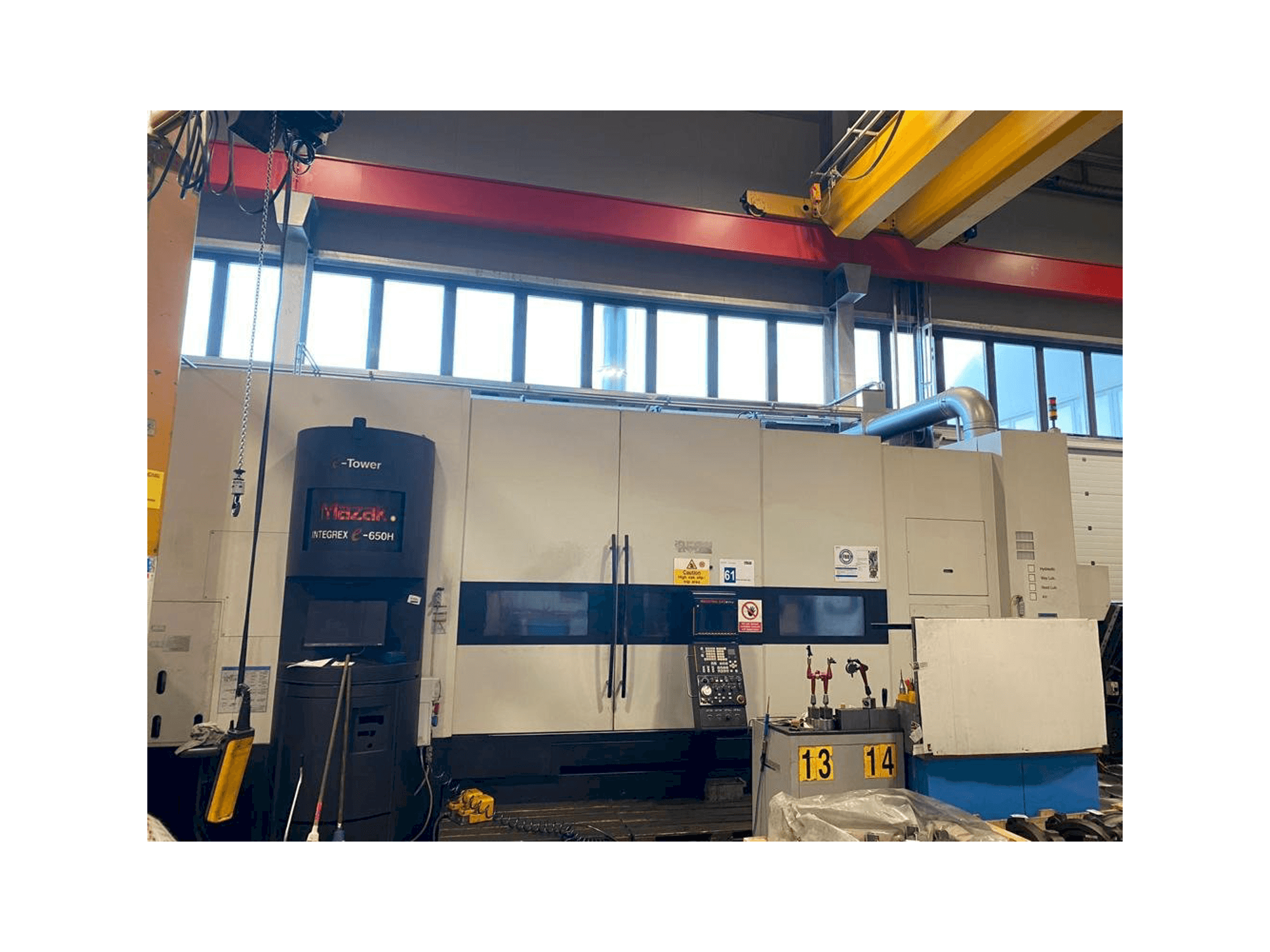 Mazak Integrex E650H x 3000mm Mašinos vaizdas iš priekio