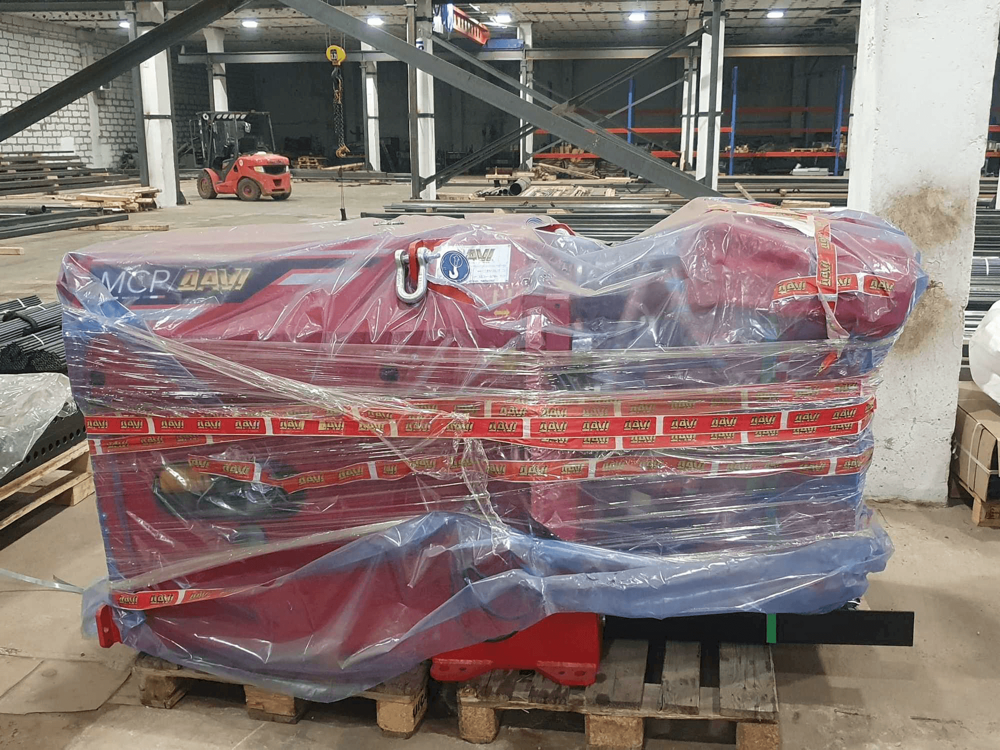 Davi MCP 9 Mašinos vaizdas iš priekio