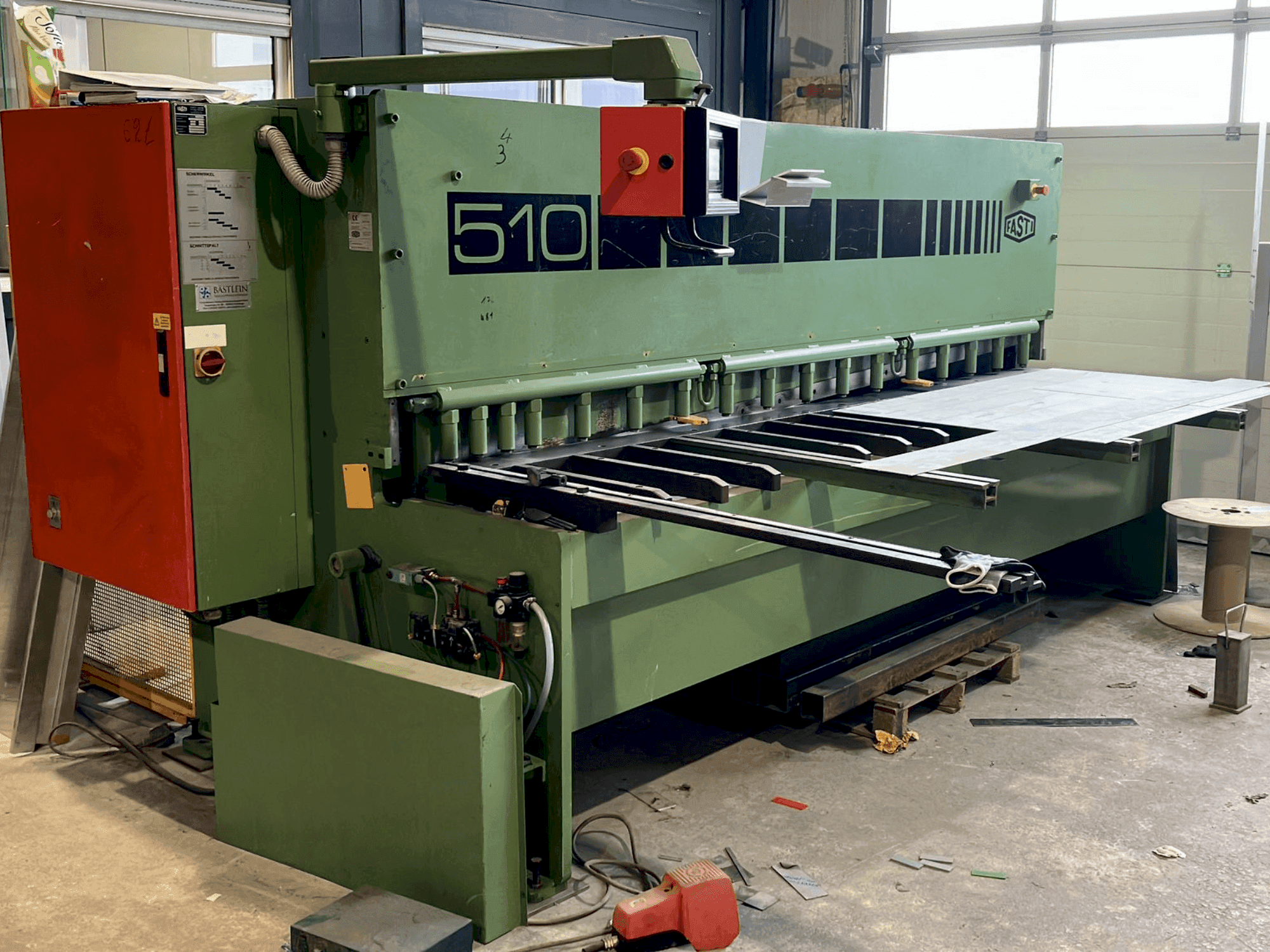 FASTI 510-30/6 Mašinos vaizdas iš priekio