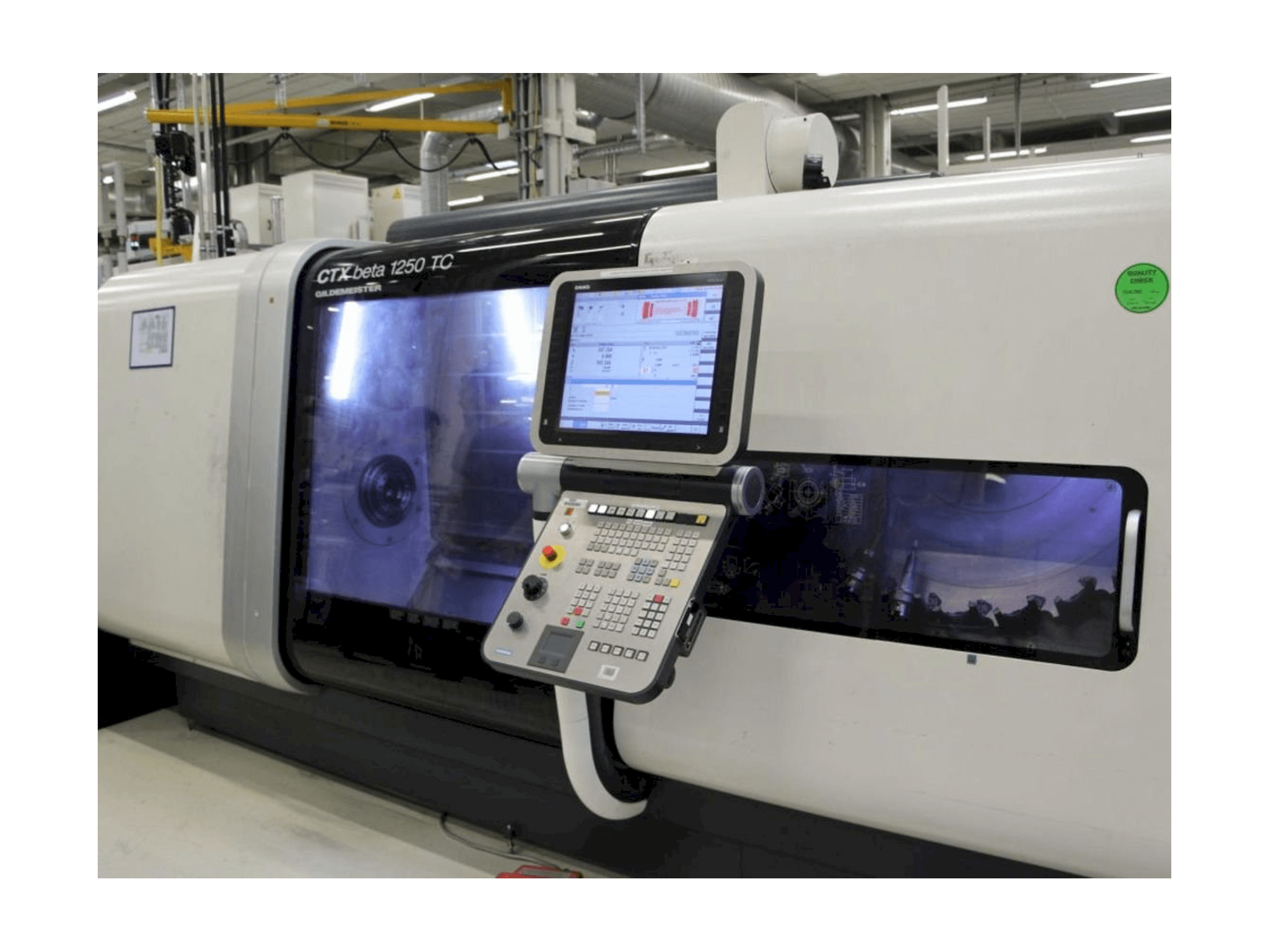 DMG MORI GILDEMEISTER CTX Beta 1250 TC Mašinos vaizdas iš priekio