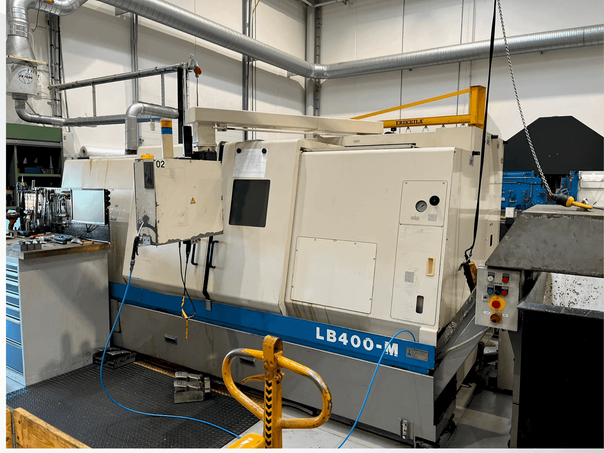 Okuma LB400 M Mašinos vaizdas iš priekio