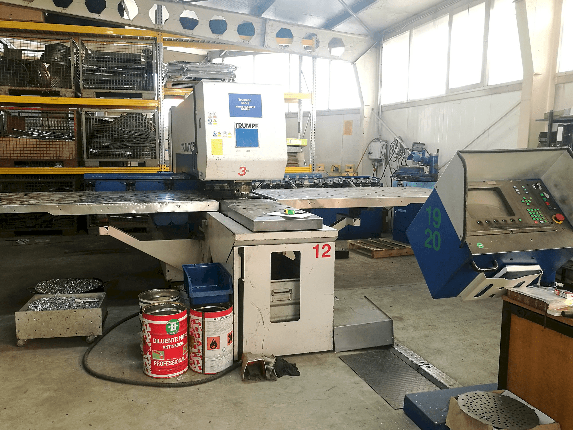 Trumpf Trumatic 500 Mašinos vaizdas iš priekio