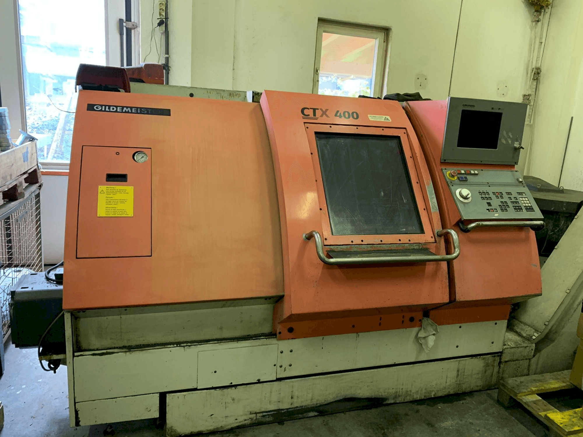 Gildemeister CTX 400 Mašinos vaizdas iš priekio