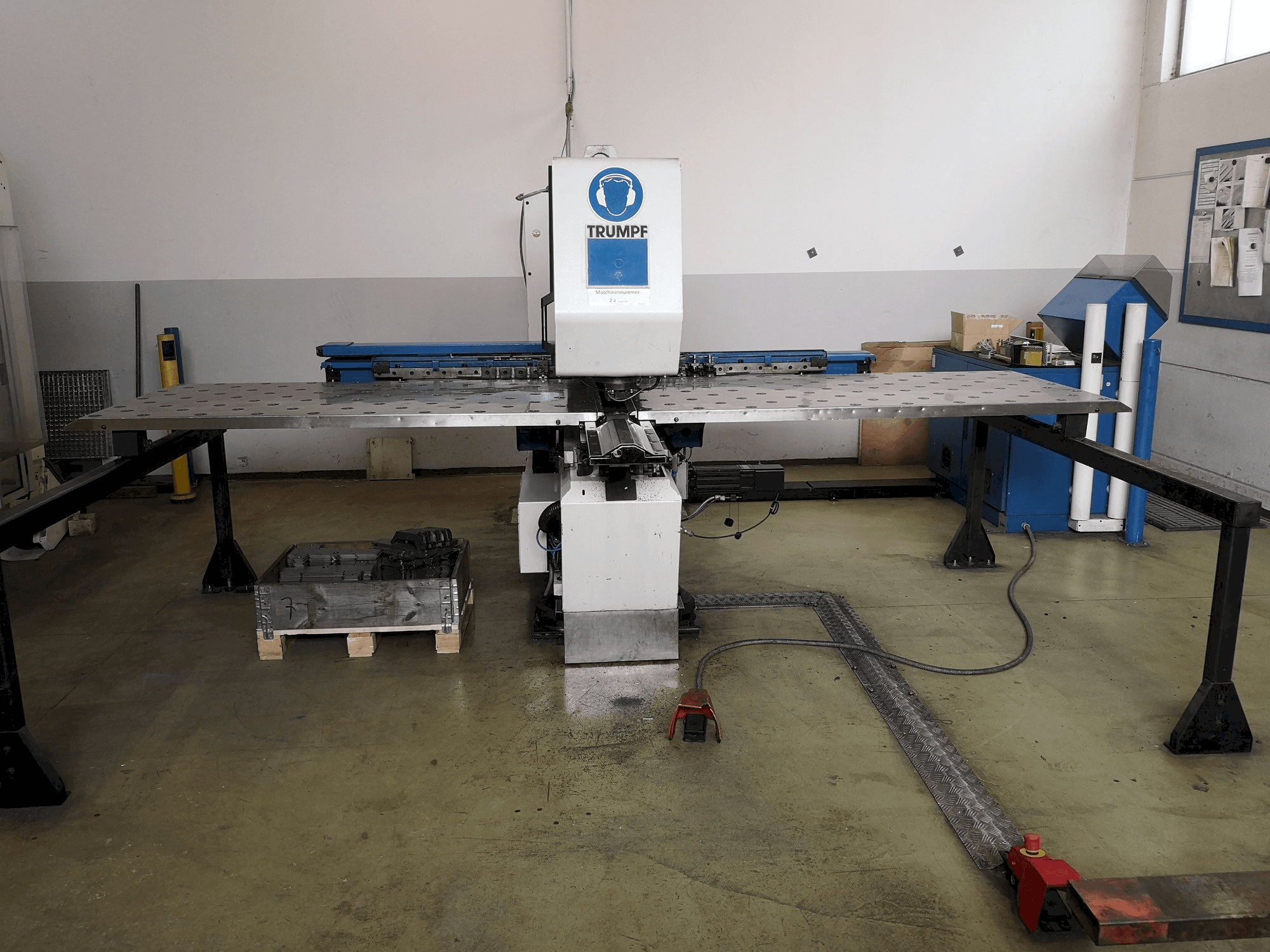 Trumpf Trumatic 160R Mašinos vaizdas iš priekio