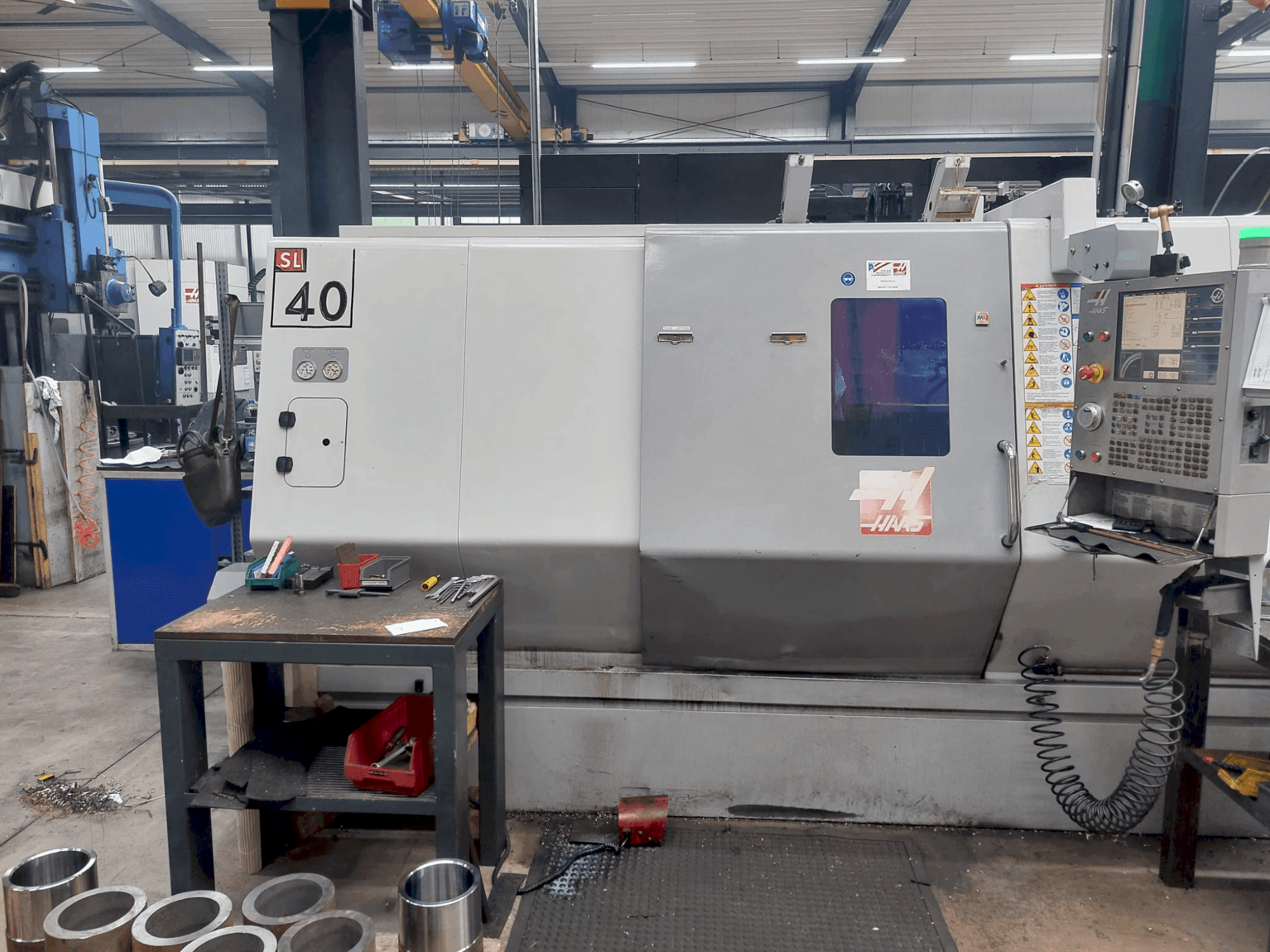 HAAS SL-40 Mašinos vaizdas iš priekio