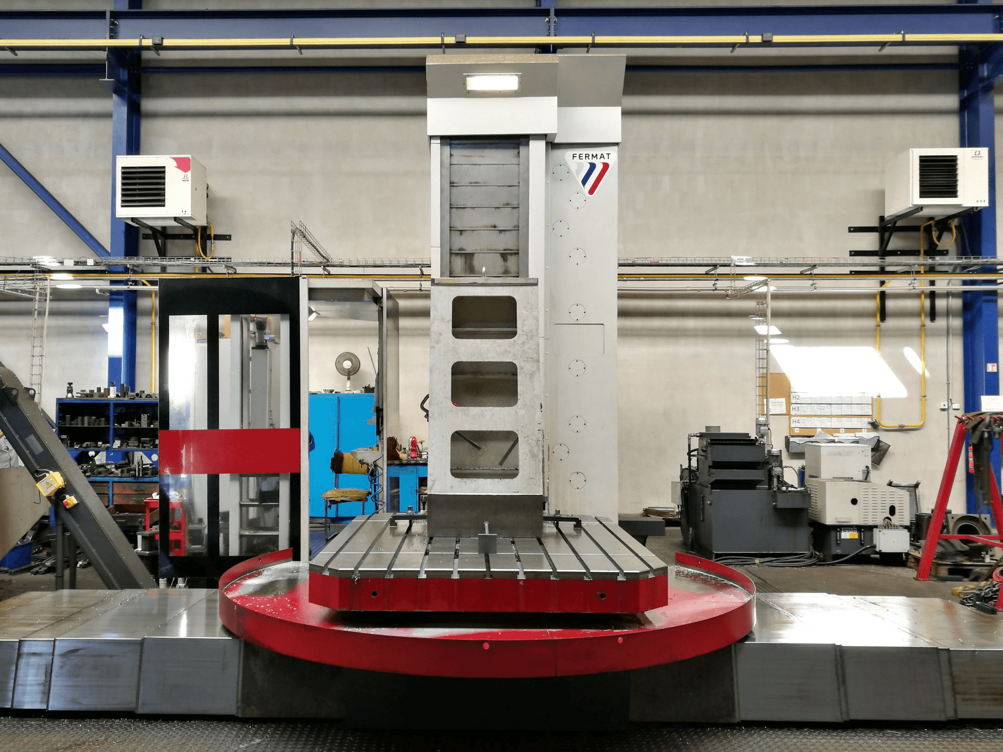 FERMAT WFT 13 CNC Mašinos vaizdas iš priekio