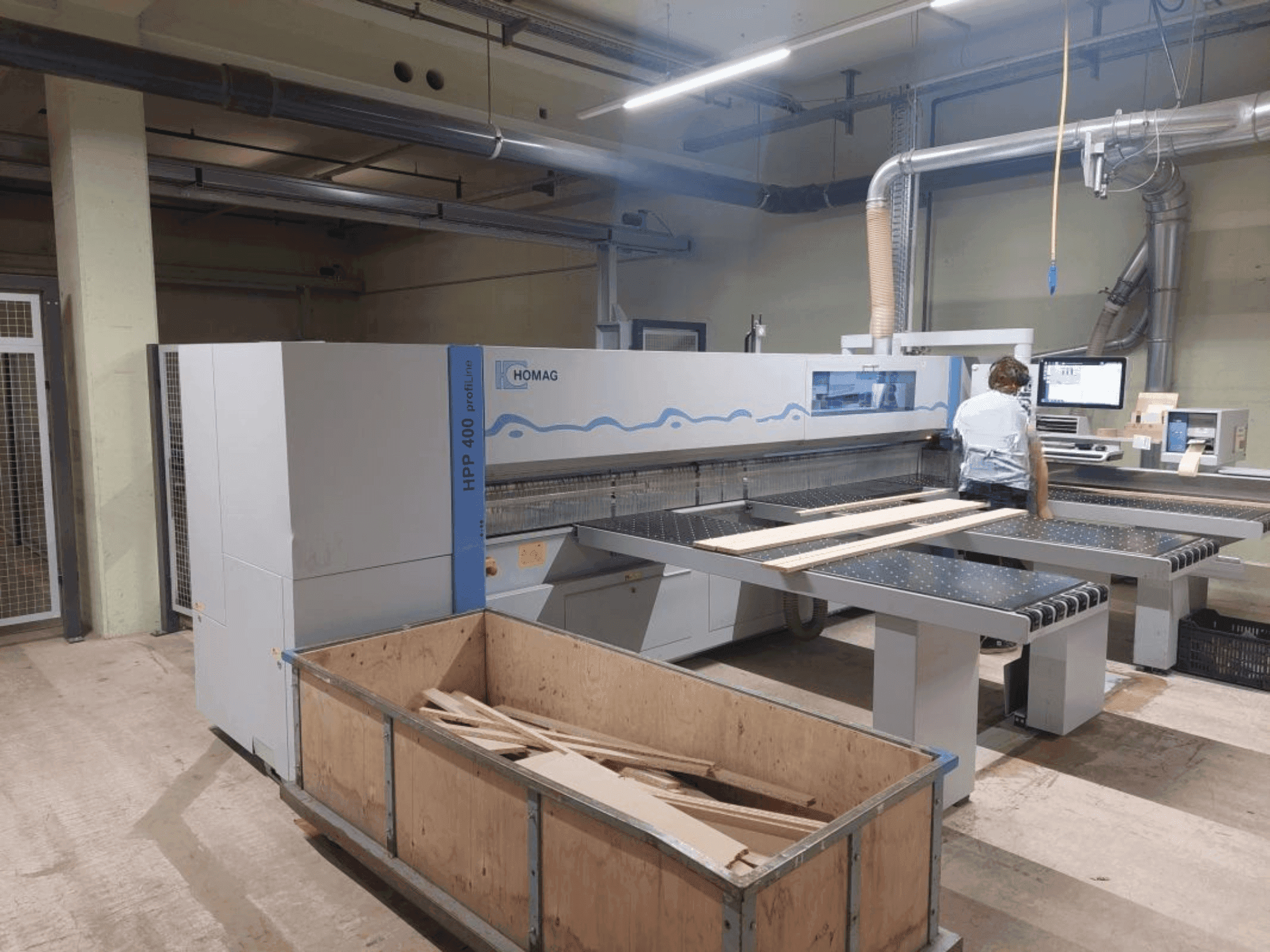HOMAG HPP 400 profiLine Mašinos vaizdas iš priekio