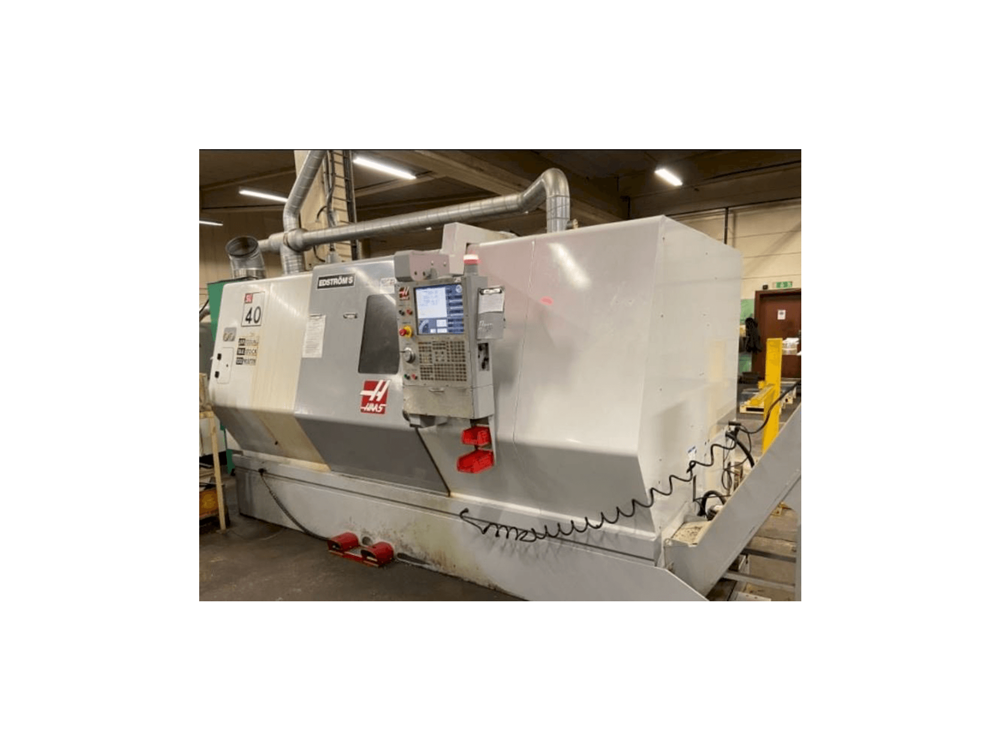 HAAS SL-40 Mašinos vaizdas iš priekio