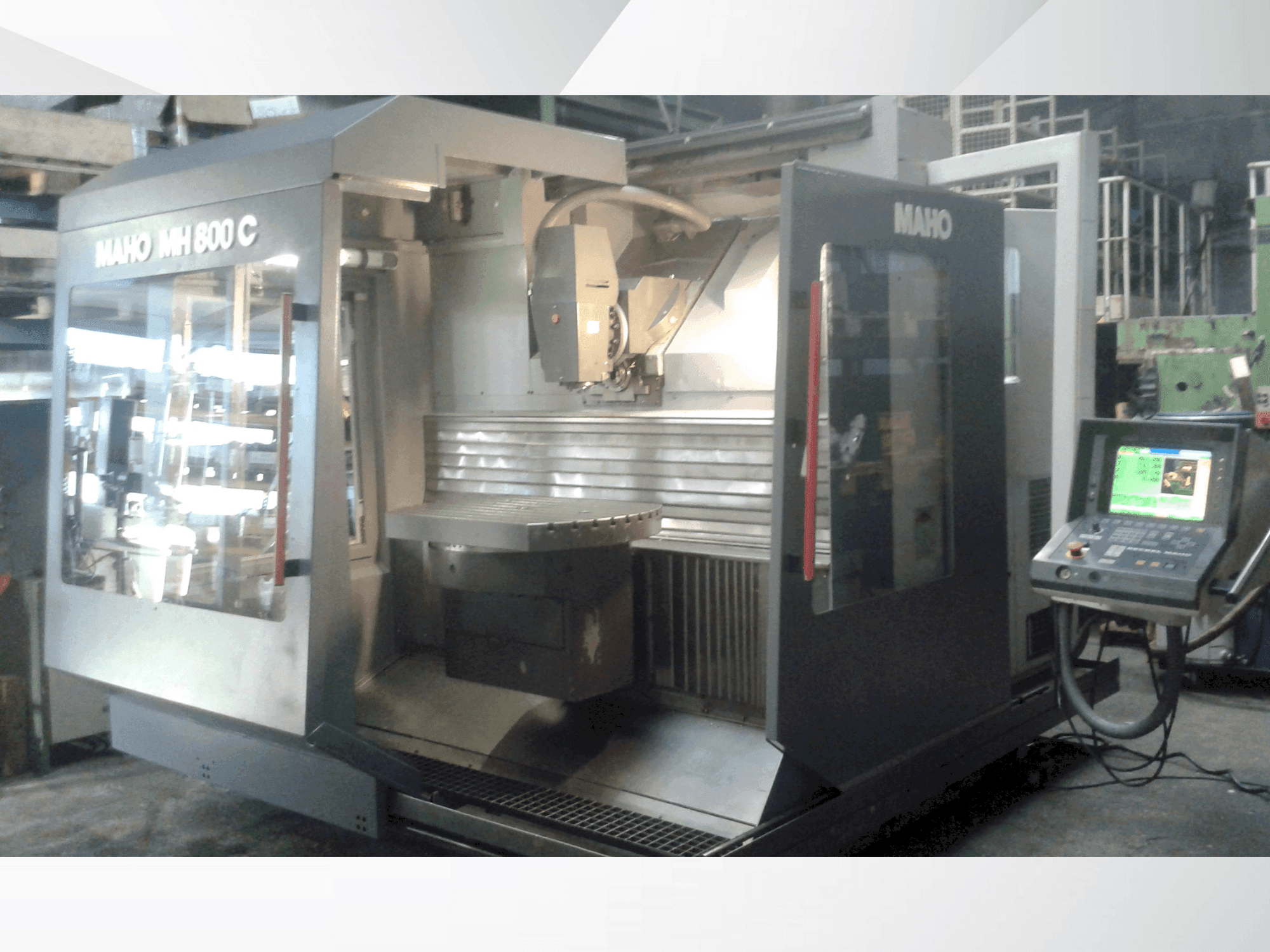 MAHO MH 800 C Mašinos vaizdas iš priekio