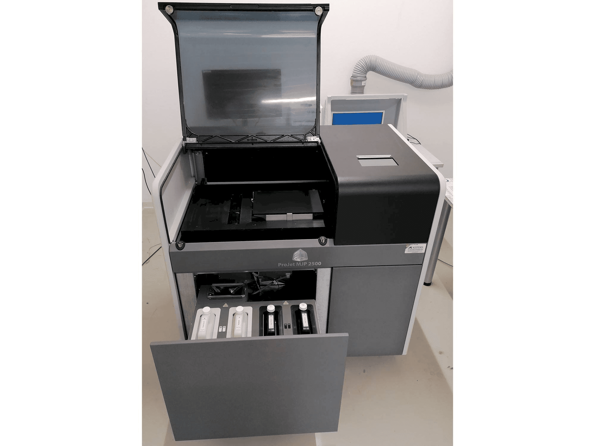 3DSYSTEMS ProJet MJP 2500Plus Mašinos vaizdas iš priekio