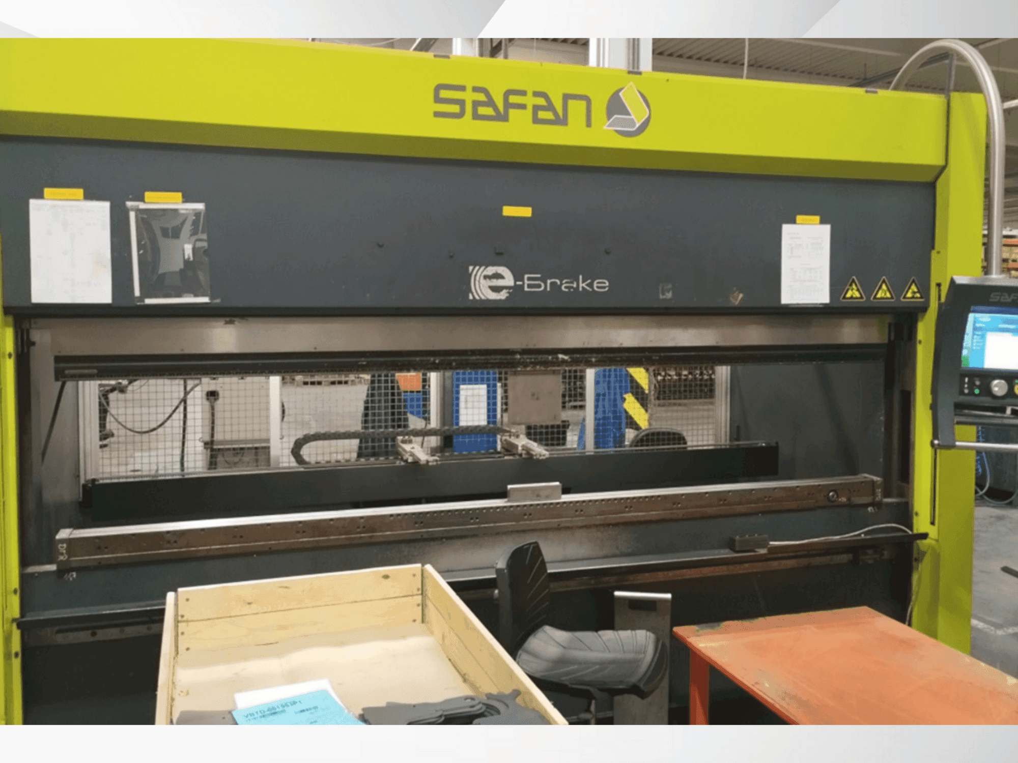 Safan E-BRAKE 100-3100 TS 1 Mašinos vaizdas iš priekio