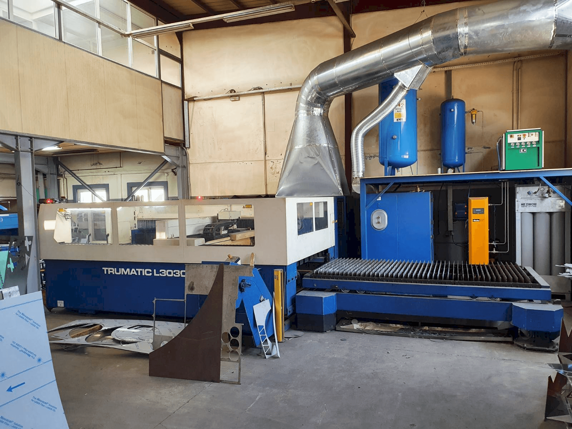 Trumpf Trumatic L3030 Mašinos vaizdas iš priekio