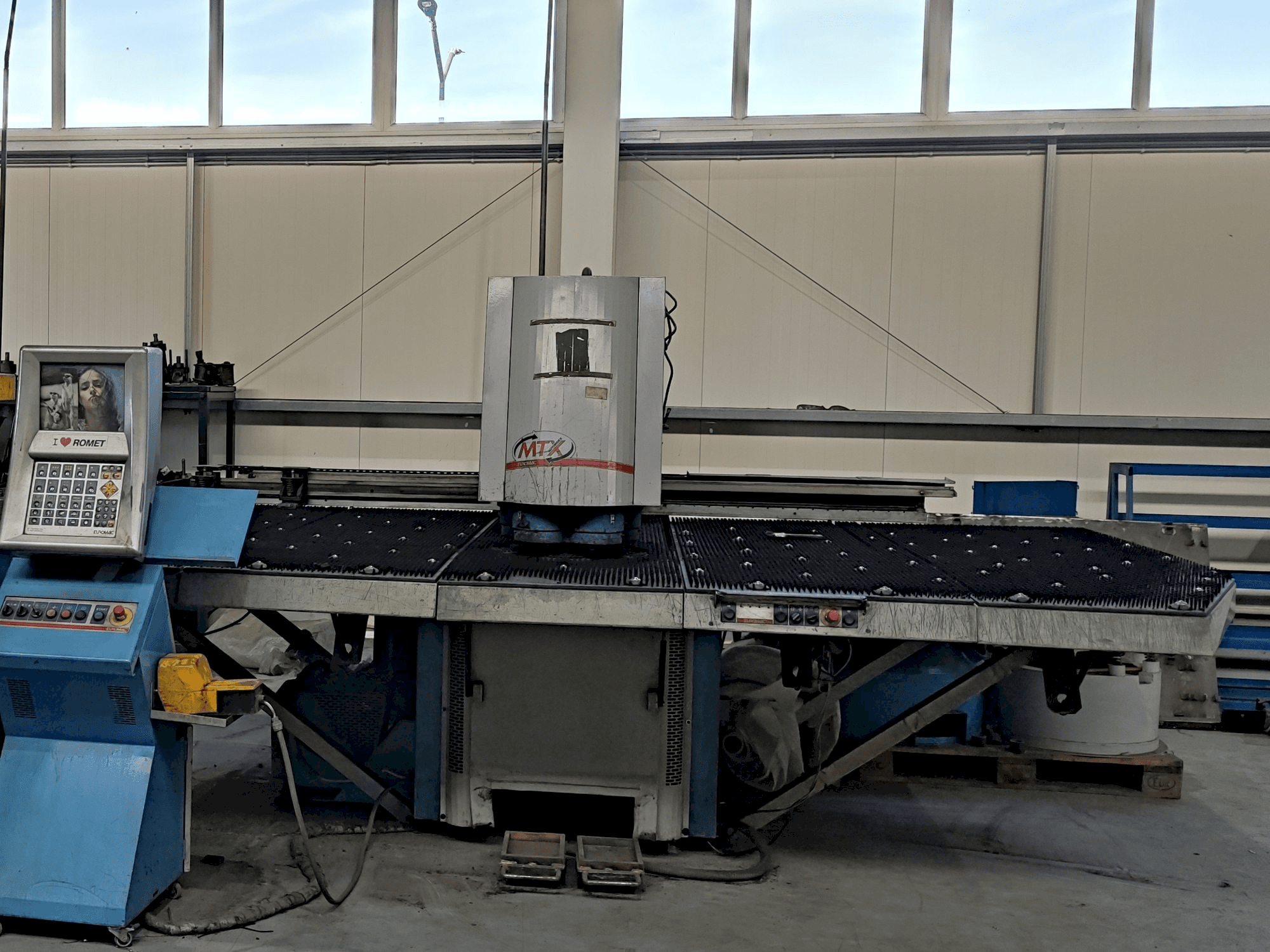 Euromac MTX INDEX Mašinos vaizdas iš priekio