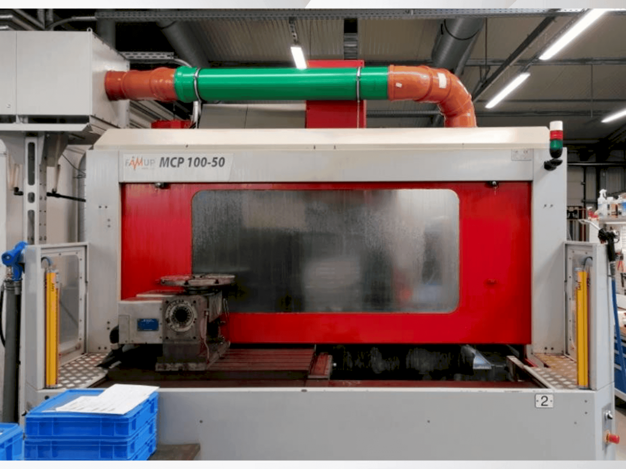 EMCO FamUp MCP 100-50 Mašinos vaizdas iš priekio