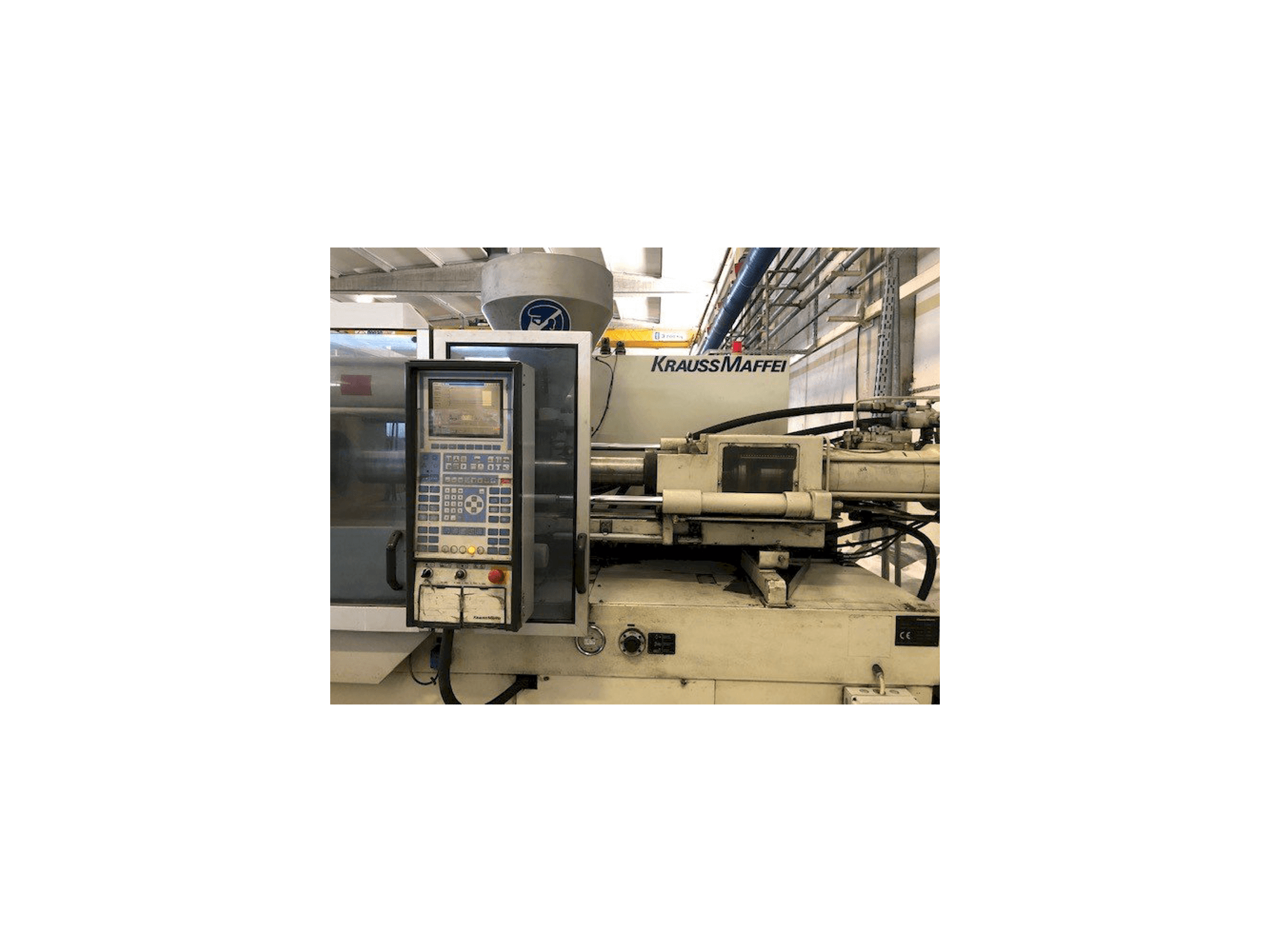 Krauss Maffei 150-700 C2 Mašinos vaizdas iš priekio