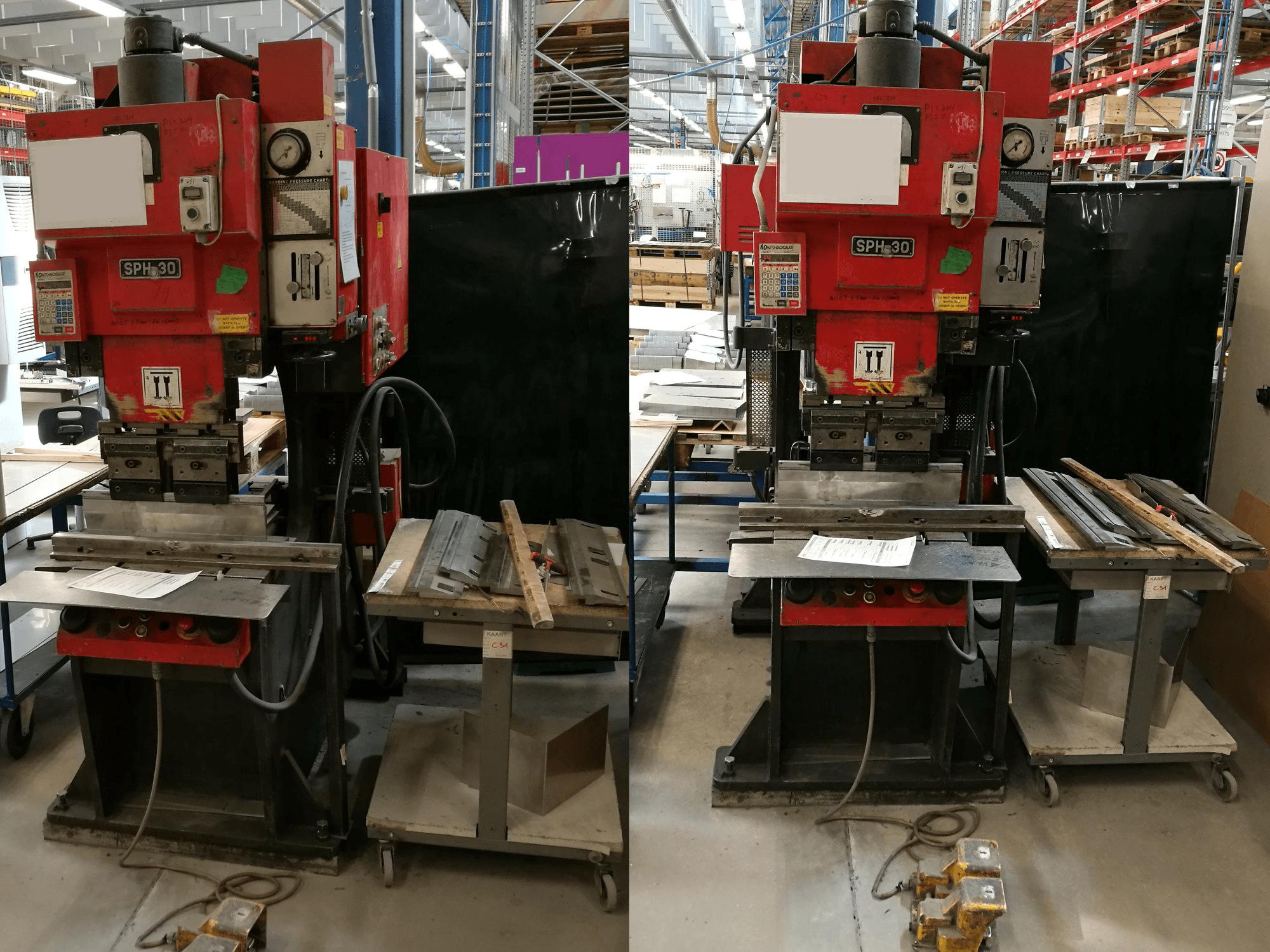 AMADA SPH-30C Mašinos vaizdas iš priekio