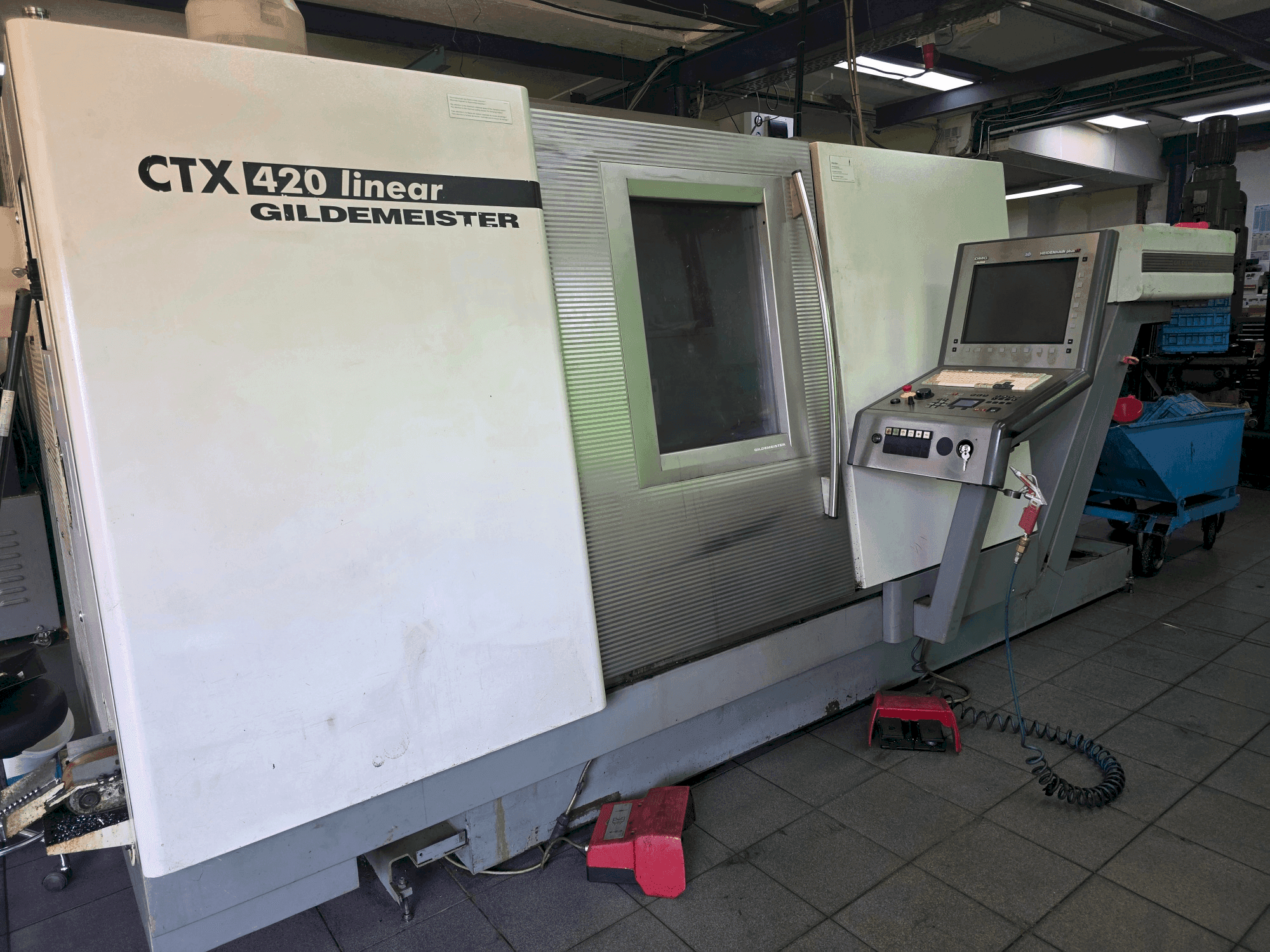 Gildemeister CTX 420 linear Mašinos vaizdas iš priekio