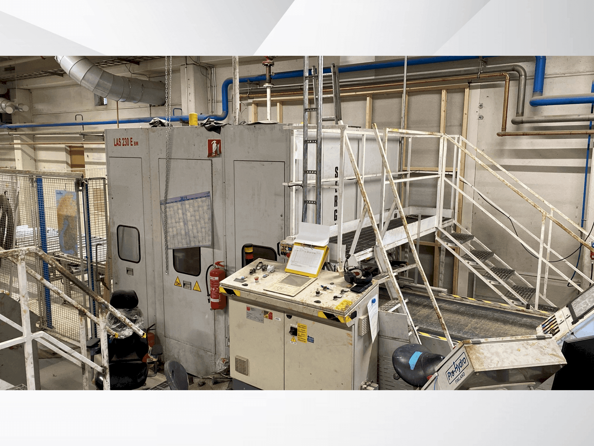 SERGIANI LAS 230BM Mašinos vaizdas iš priekio