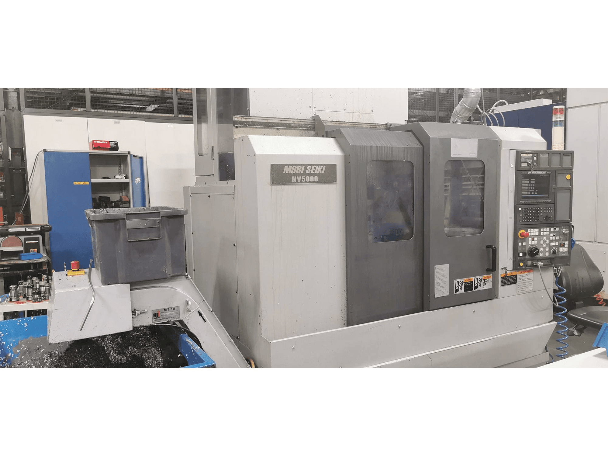 MORI SEIKI NV 5000 Mašinos vaizdas iš priekio