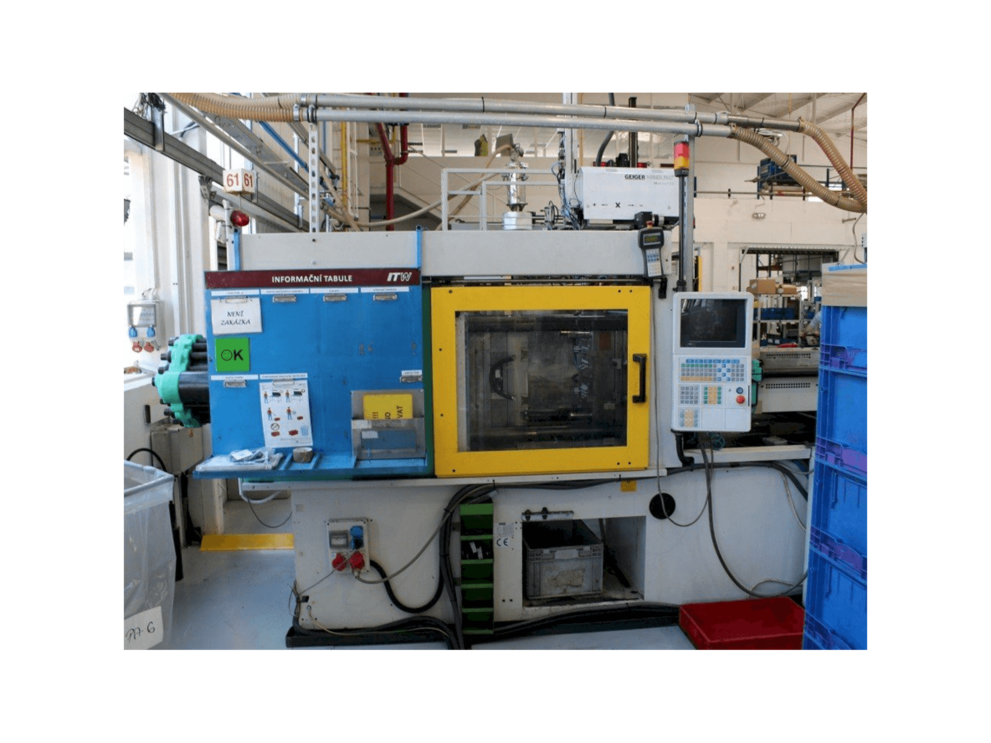 Arburg 470 C 1500-800 Mašinos vaizdas iš priekio