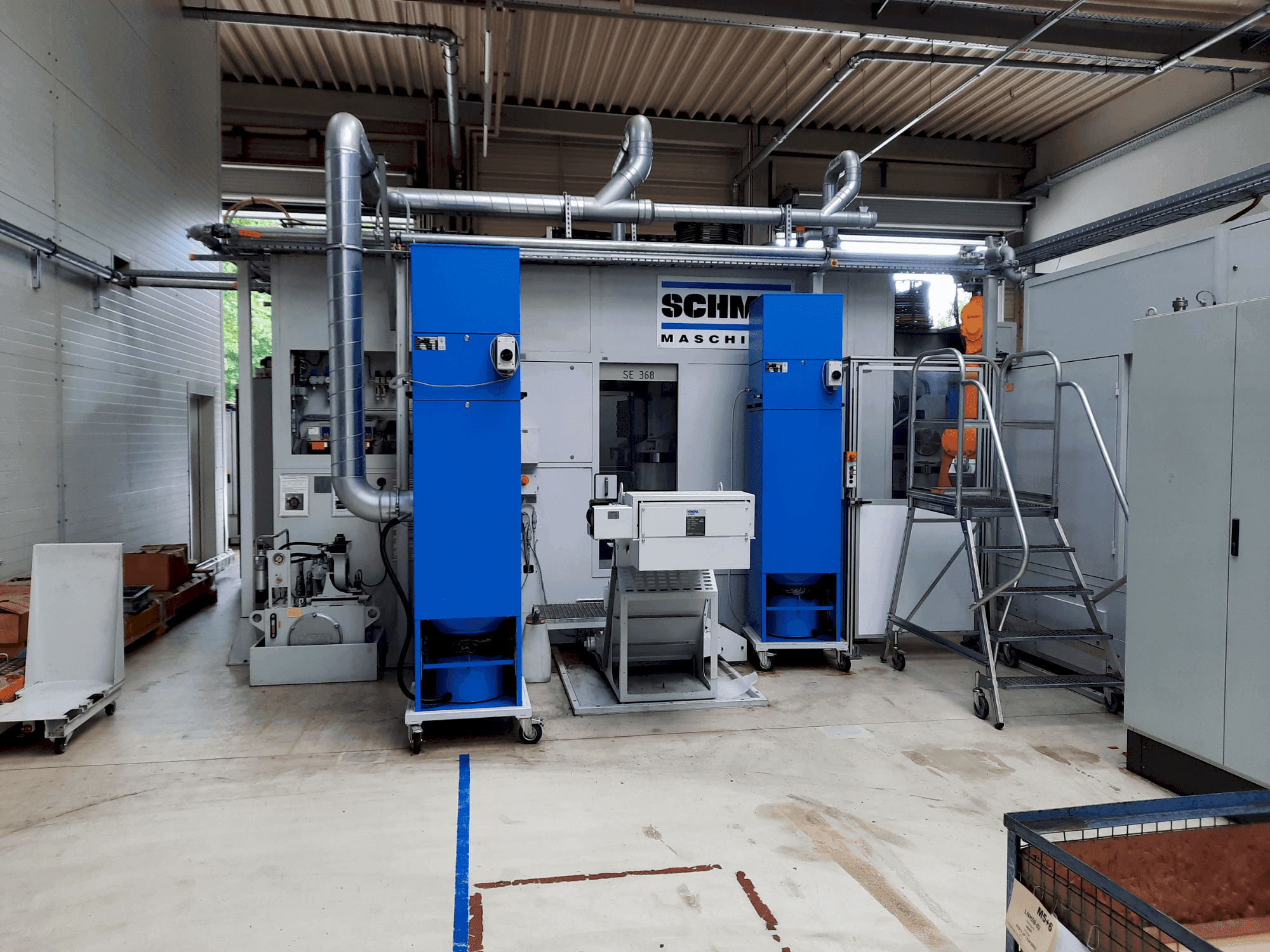 SCHMID SE 368 Mašinos vaizdas iš priekio