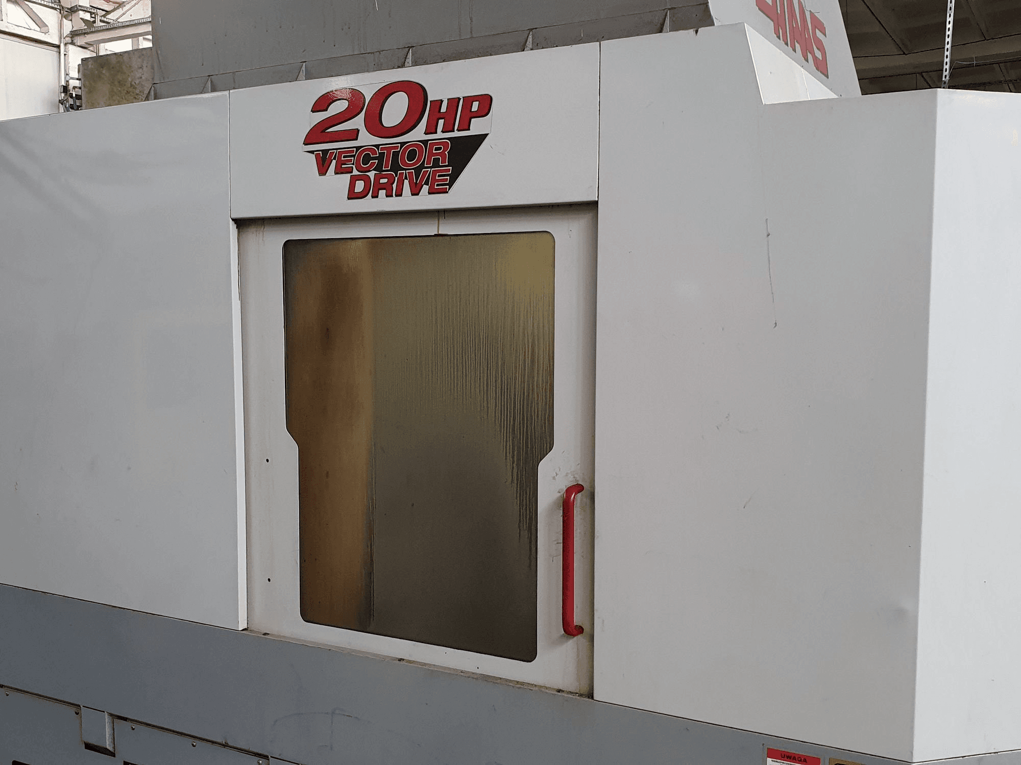 HAAS HS-1RP HE Mašinos vaizdas iš priekio