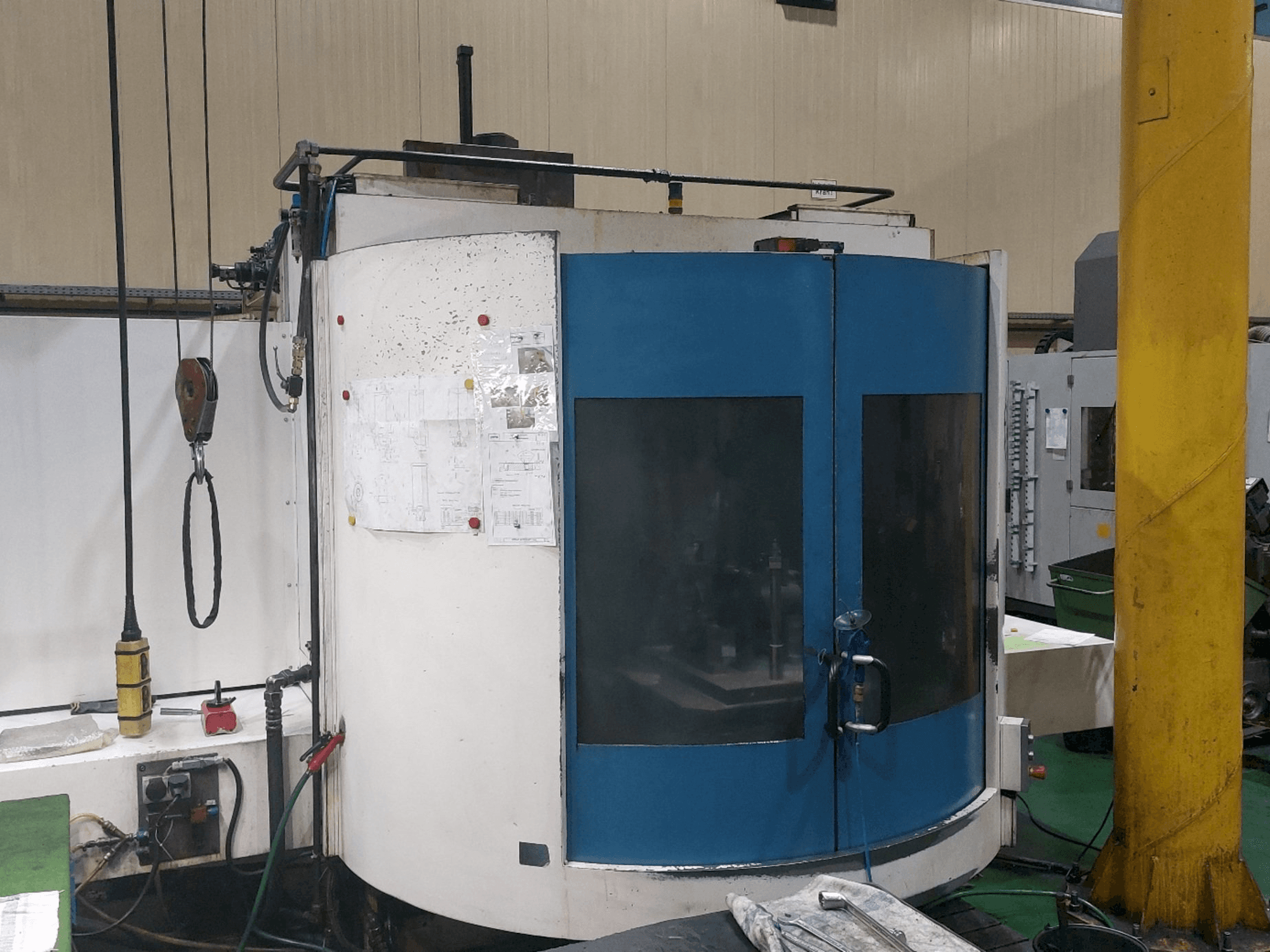 Heckert CWK630 Mašinos vaizdas iš priekio